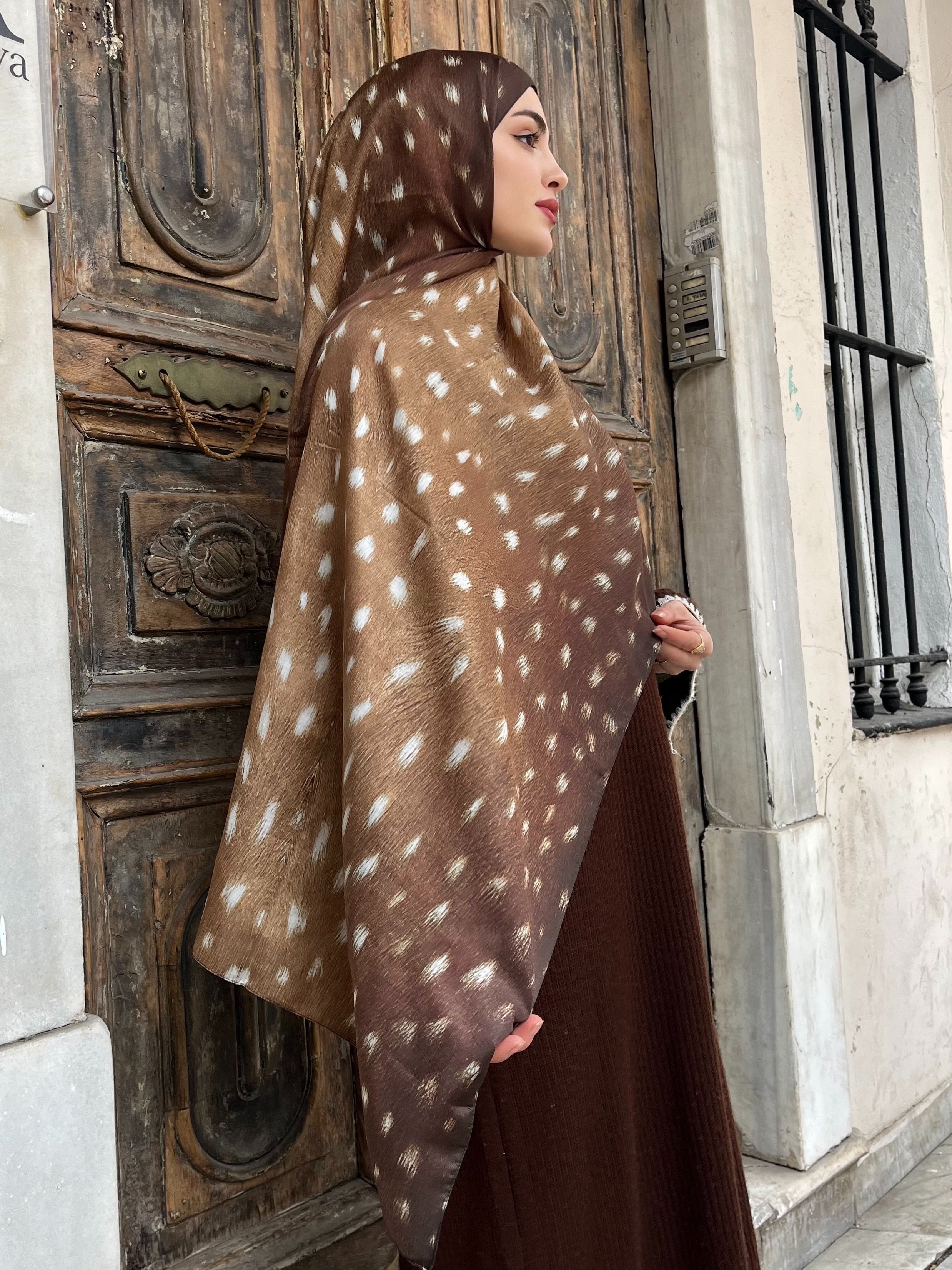 Soft Pamuk Desenli Şal - 133