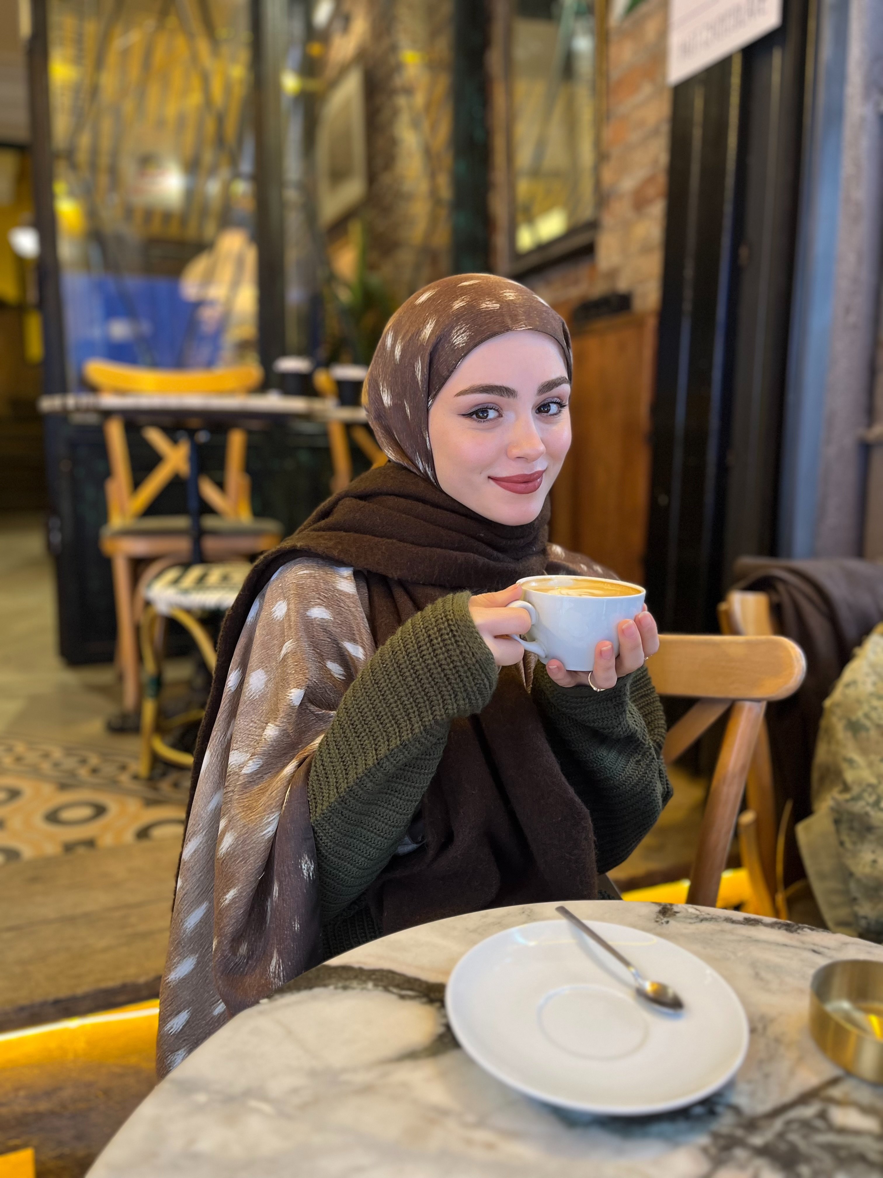 Soft Pamuk Desenli Şal - 133