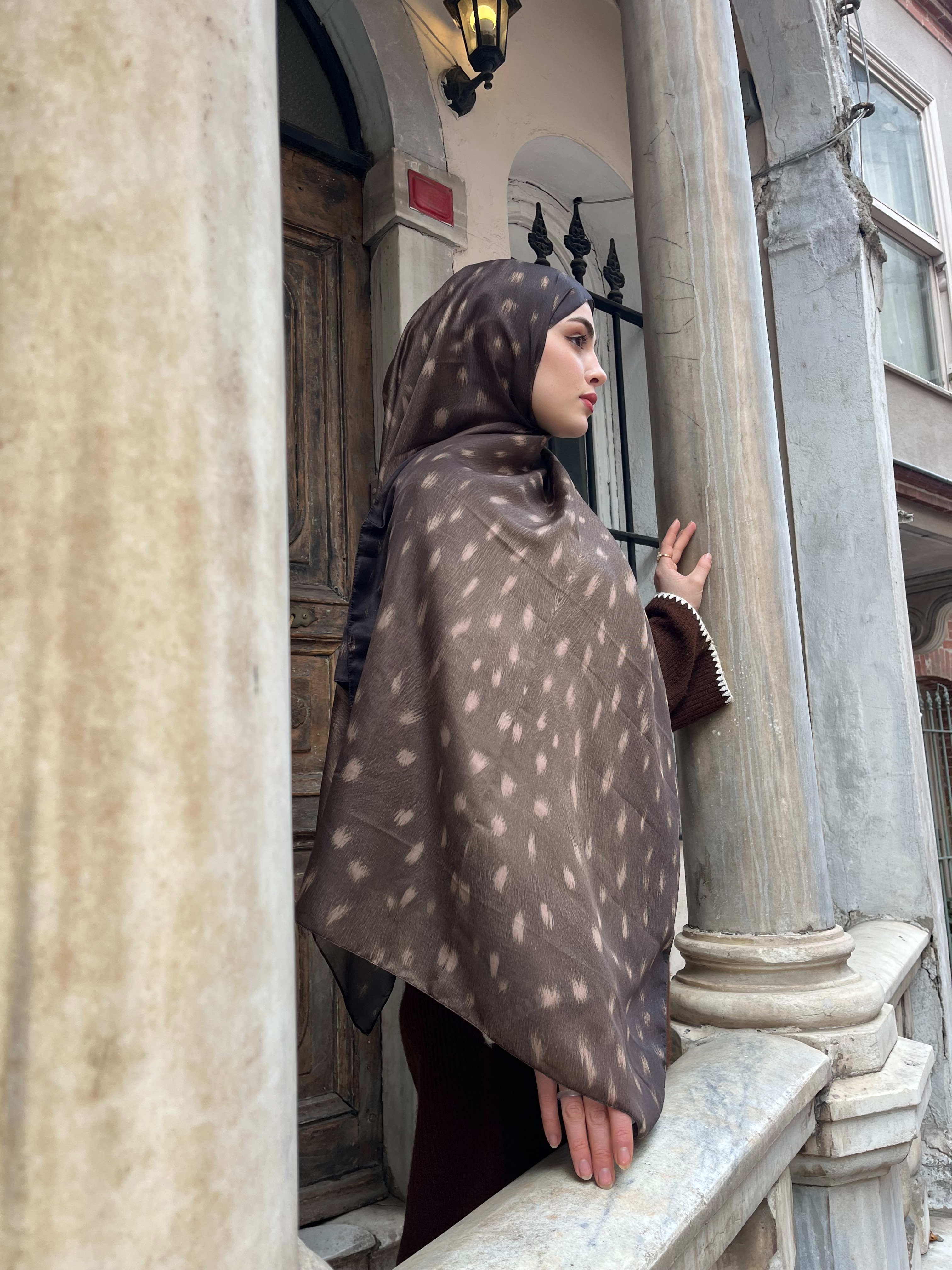 Soft Pamuk Desenli Şal - 134