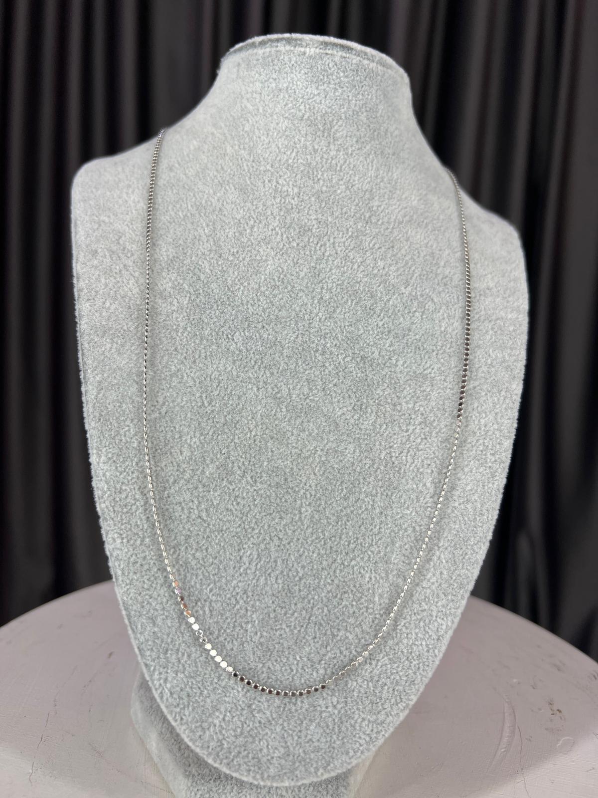 Dorika Model İnce Gümüş Kolye