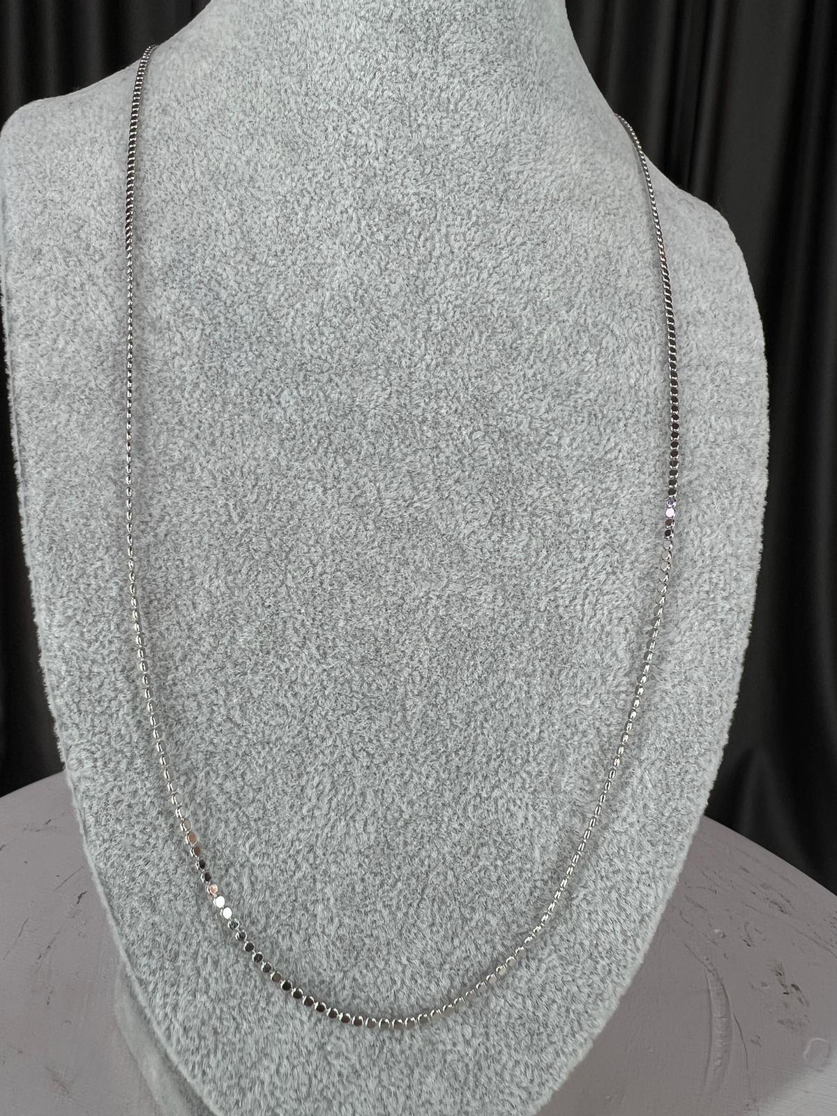 Dorika Model İnce Gümüş Kolye