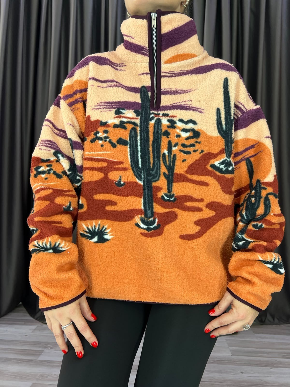 Renkli Teddy Sweatshirt