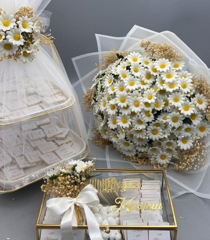 Papatya İsteme Çiçeği ve Çikolatası