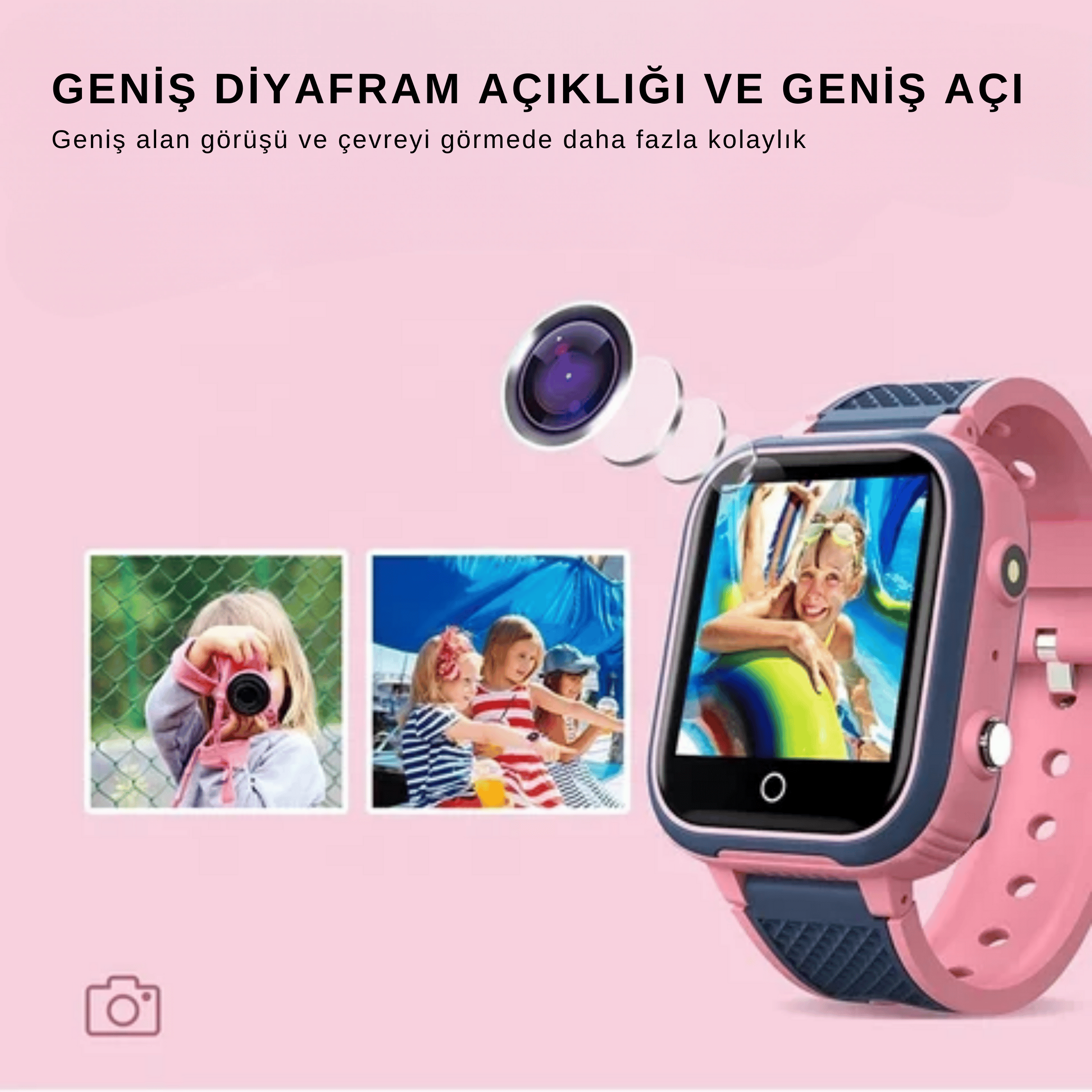 JR-20 TİGER SMART WATCH PEMBE