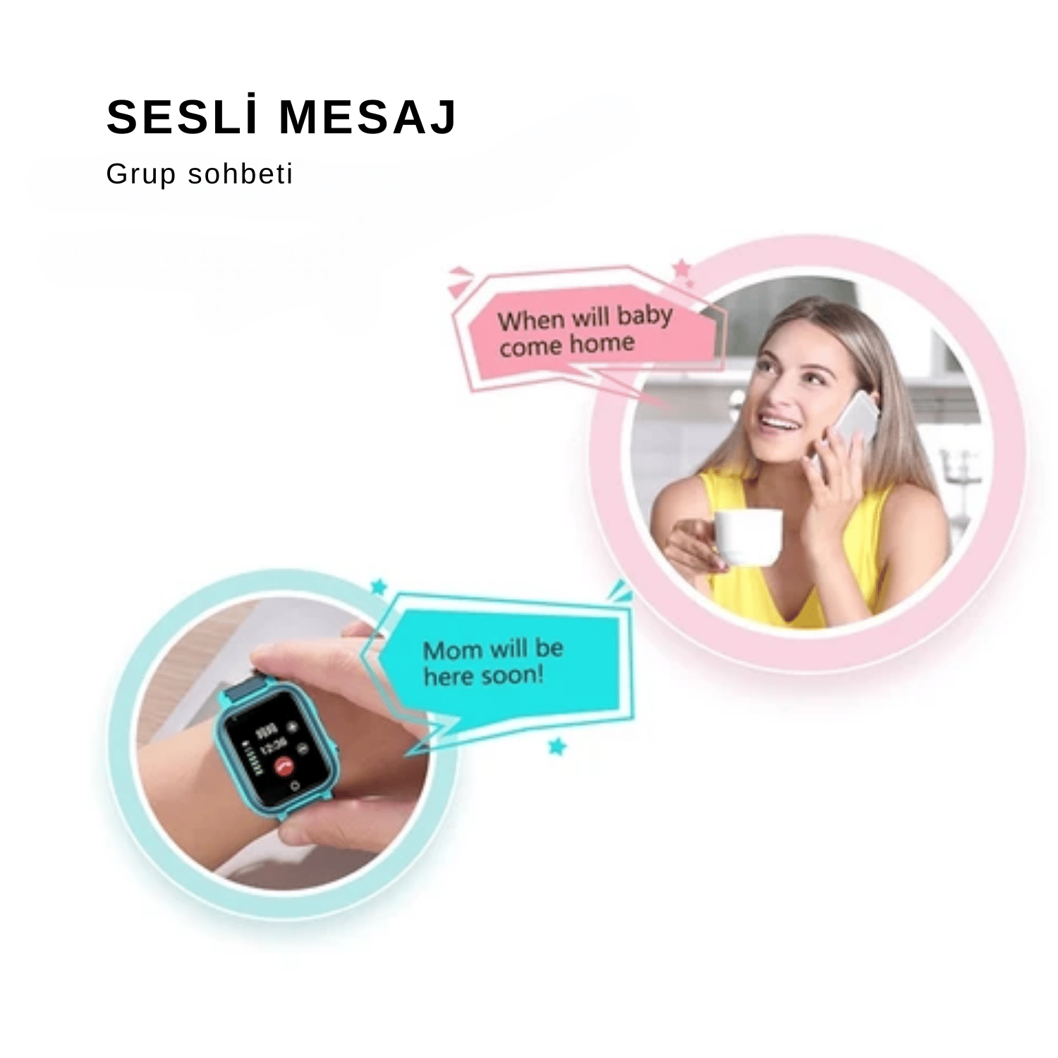 JR-20 TİGER SMART WATCH PEMBE