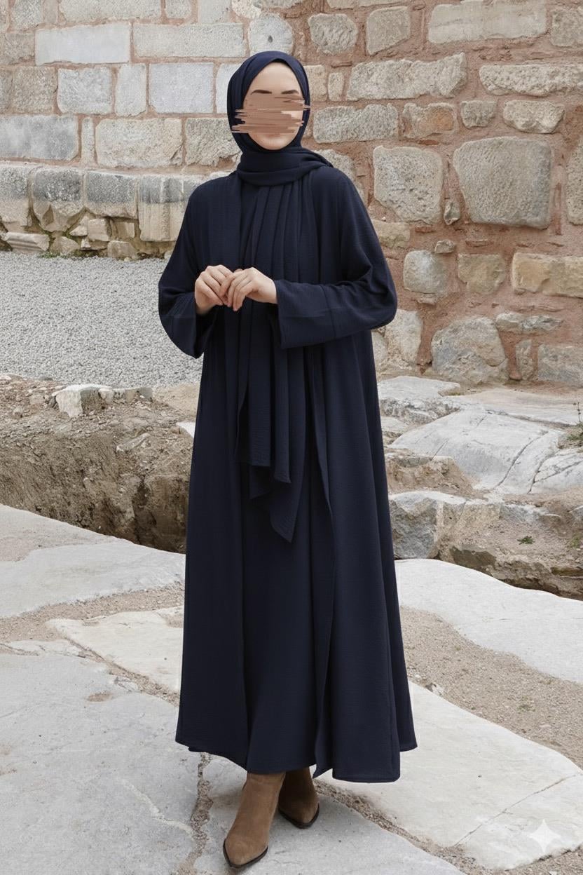 Ande Tesettür, Ala Abaya Takım, Ala Abaya Takım-Lacivert