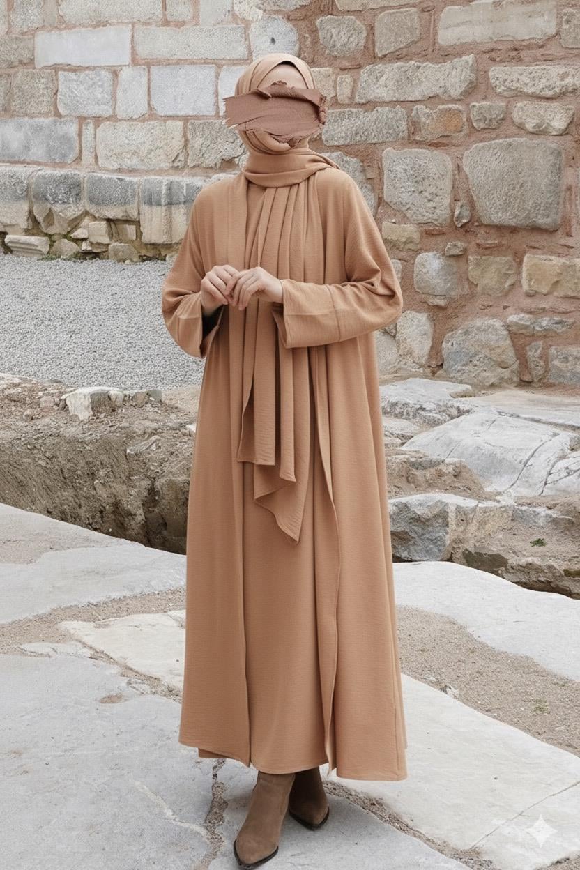 Ande Tesettür, Ala Abaya Takım, Ala Abaya Takım-Vizon