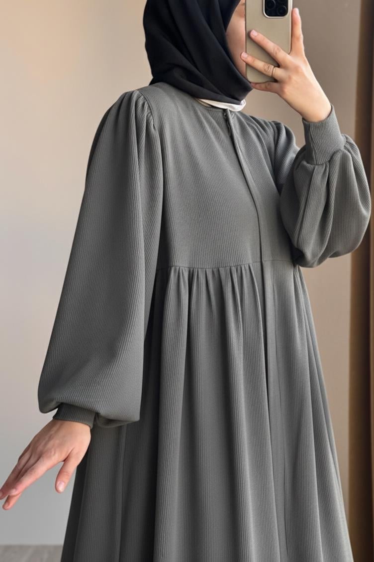 Ande Tesettür, Asya Triko Ferace, Asya Triko Ferace - Gri