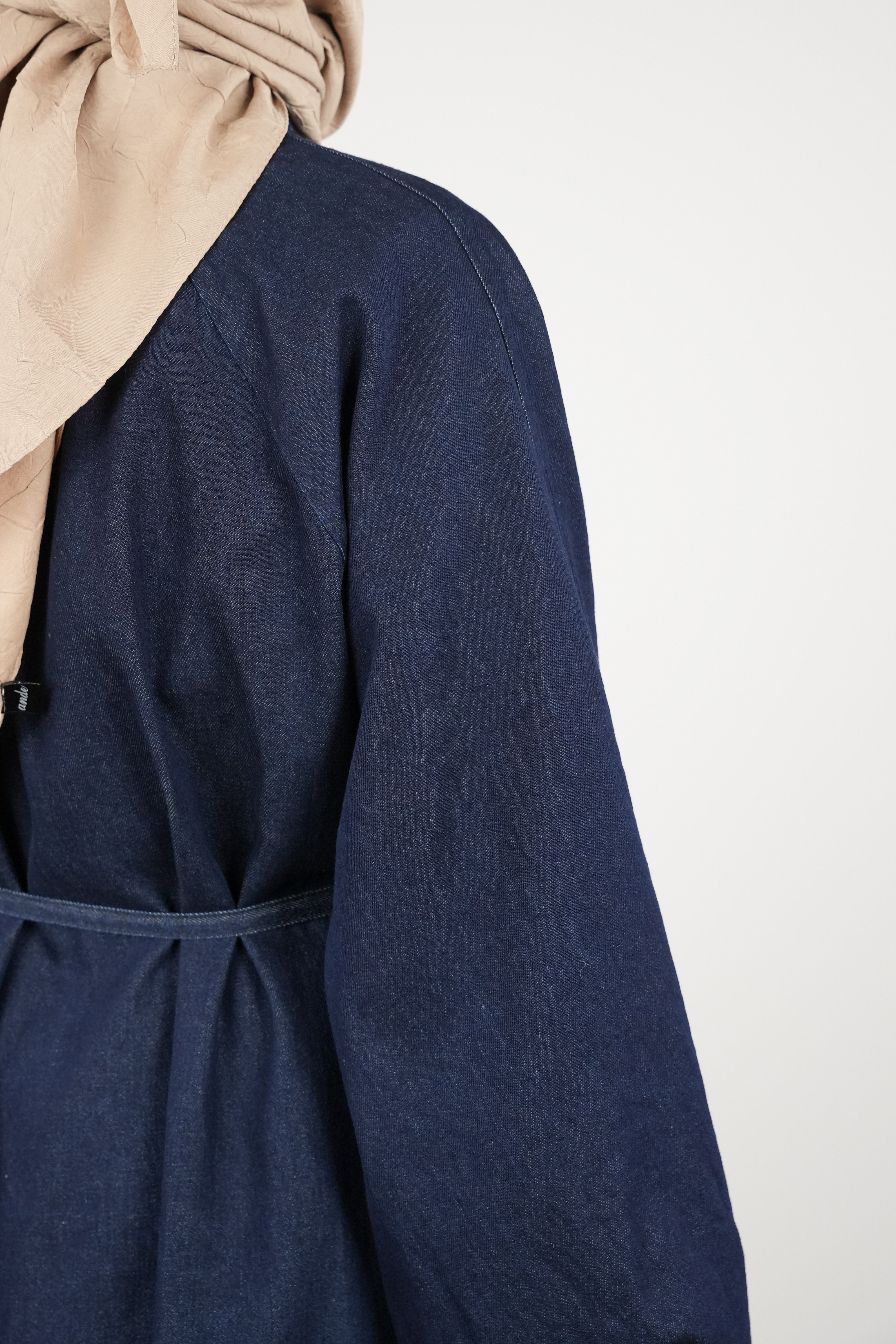 Ande Tesettür, Classic Denim Tunik, Classic Denim Tunik - Mavi