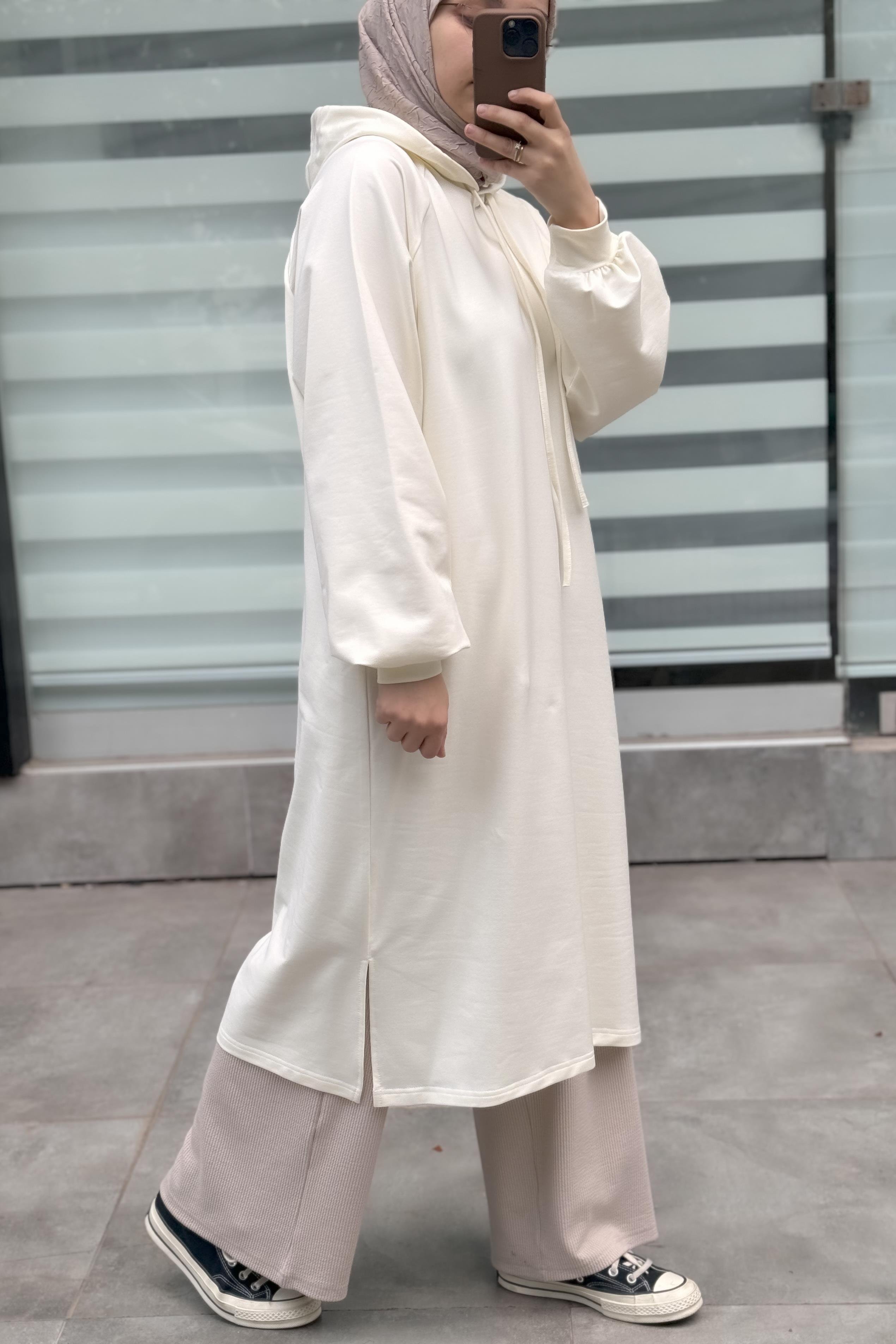 ANDE TESETTÜR, Classic Tunik, Classic Tunik- Ekru