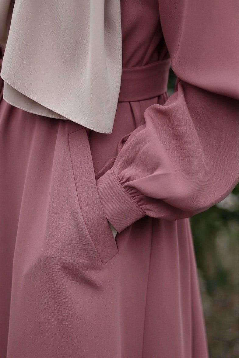 Ande Tesettür, Kloş Ferace, Kloş Ferace - Gül kurusu