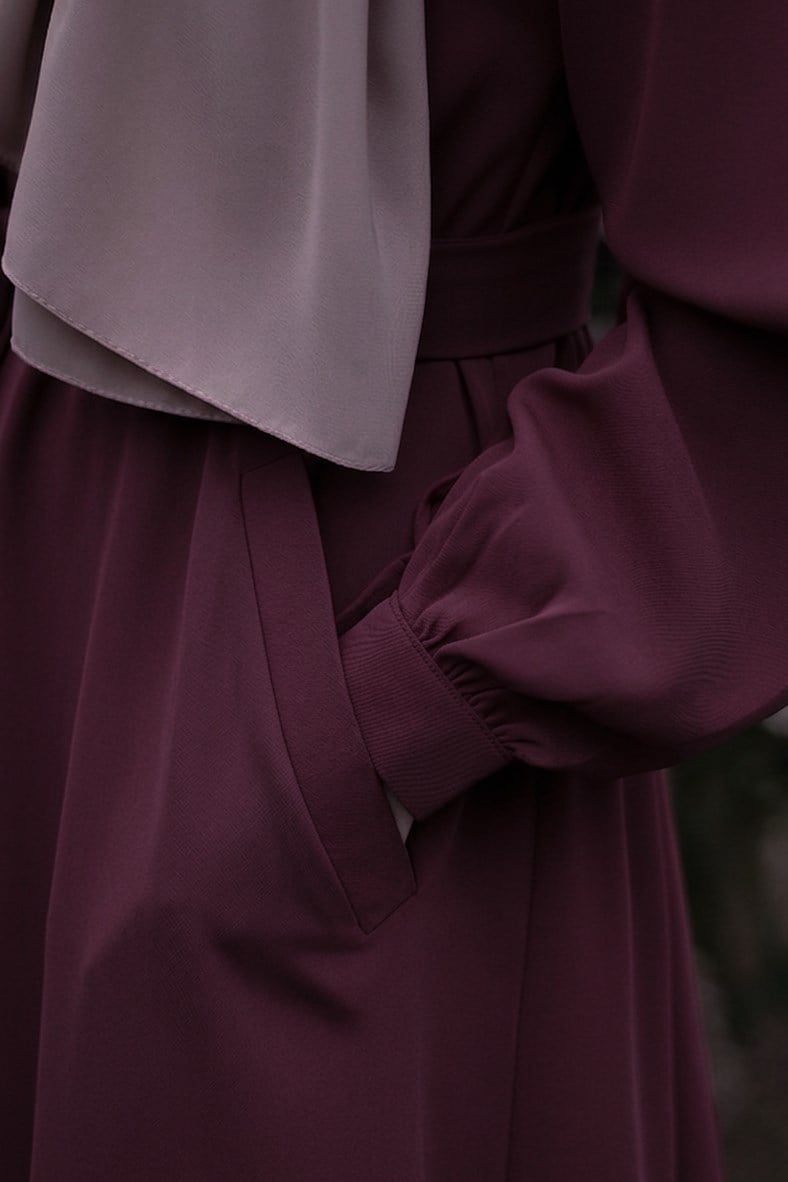 Ande Tesettür, Kloş Ferace, Kloş Ferace - Mürdüm