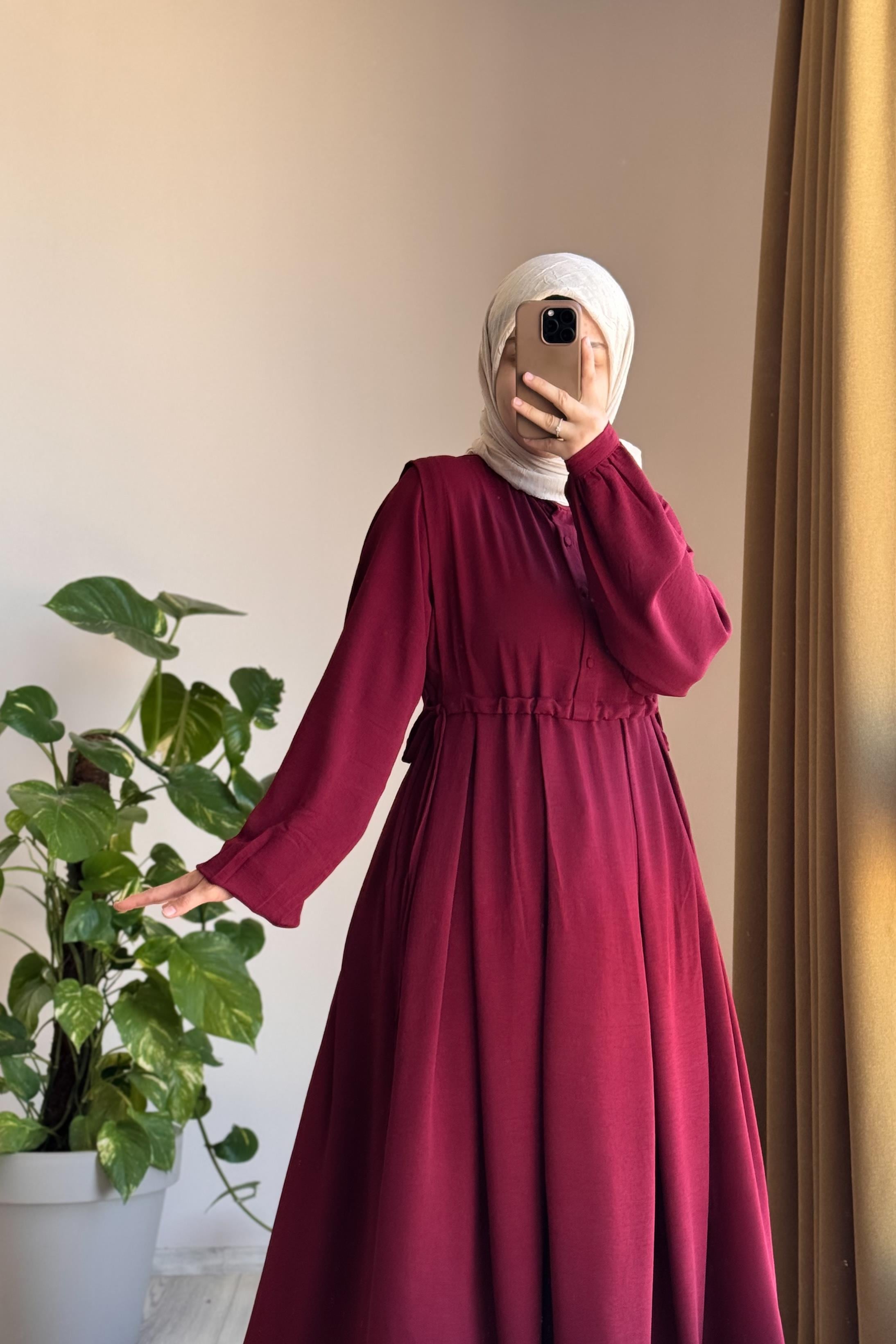 ANDE TESETTÜR, Lady Elbise, Lady Elbise- Bordo