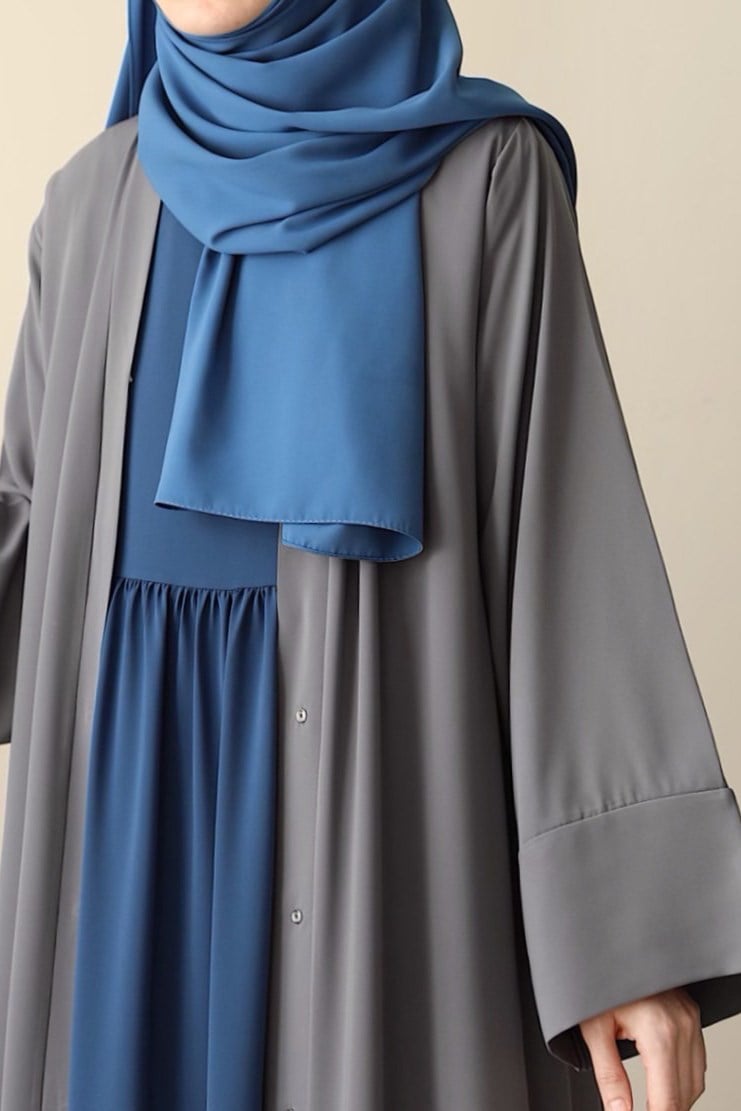 Ande Tesettür, M. İpeği Şal, M. İpeği Şal - Bebe mavi