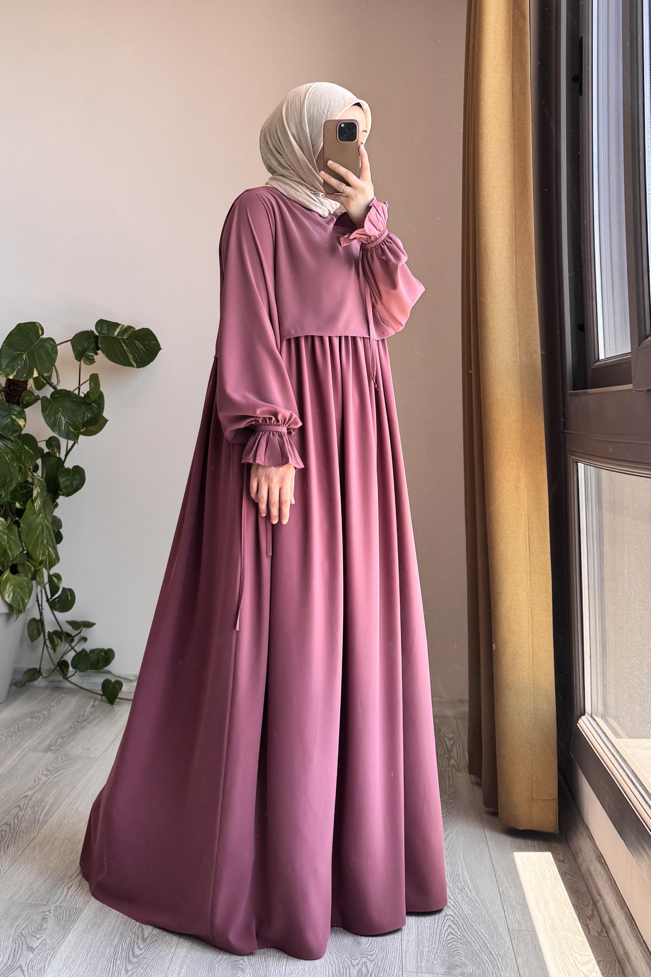 ANDE TESETTÜR, Manolya Elbise, Manolya Elbise- Gül kurusu