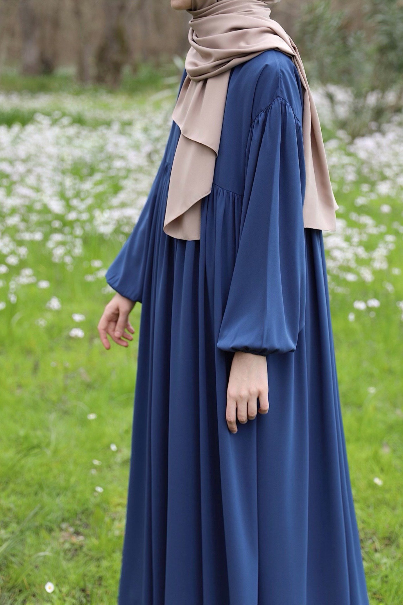 Ande Tesettür, Mavera Elbise, Mavera Elbise - İndigo mavi