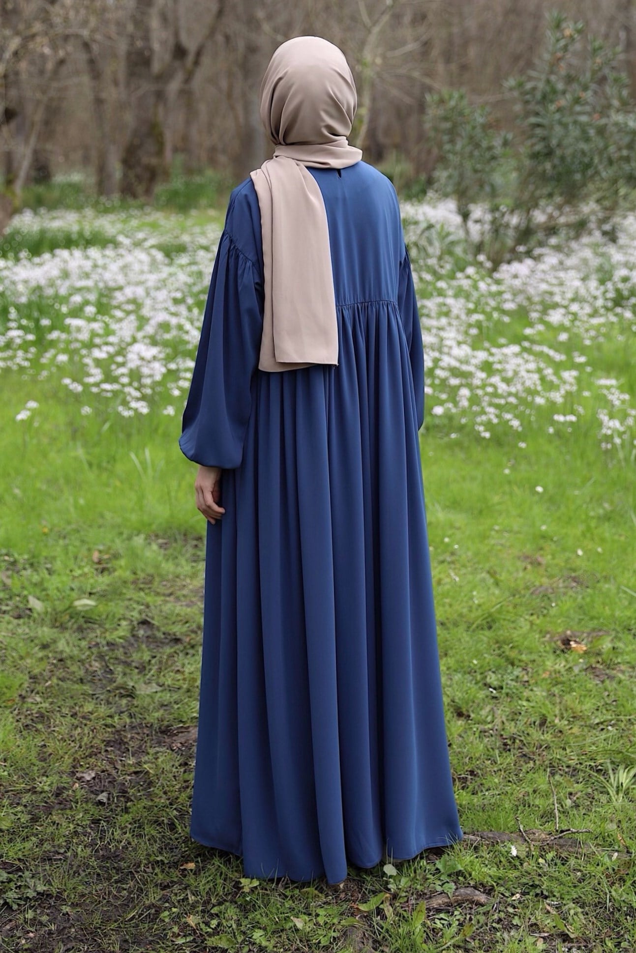 Ande Tesettür, Mavera Elbise, Mavera Elbise - İndigo mavi