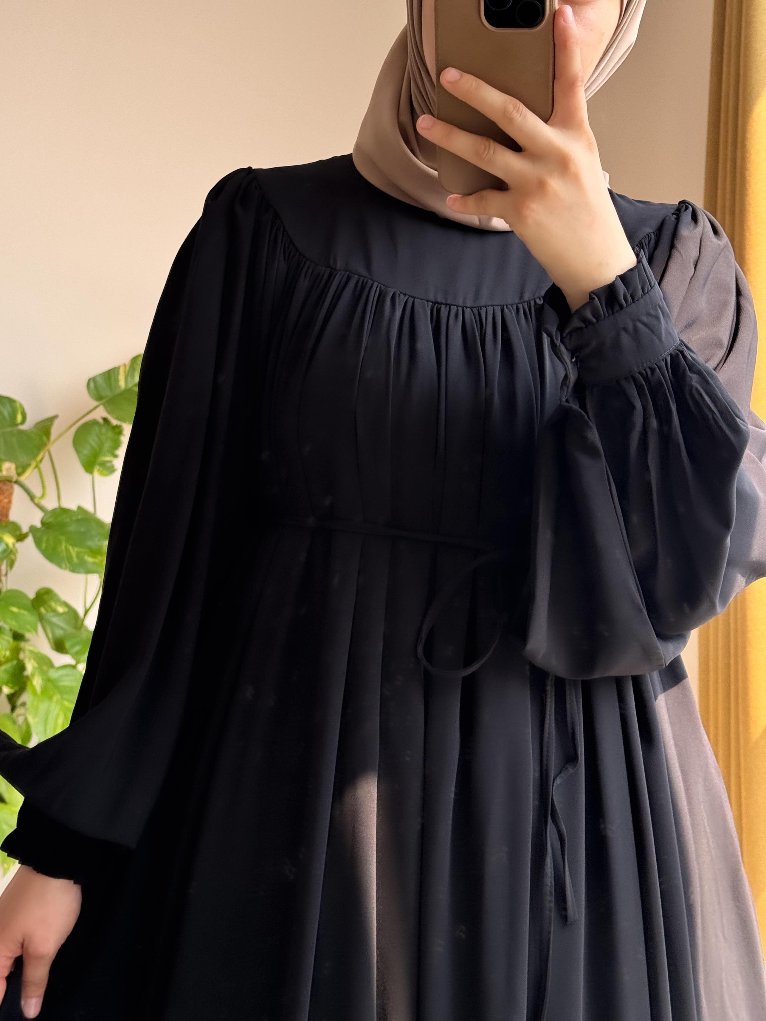 ANDE TESETTÜR, Meyra Elbise, Meyra Elbise- Siyah