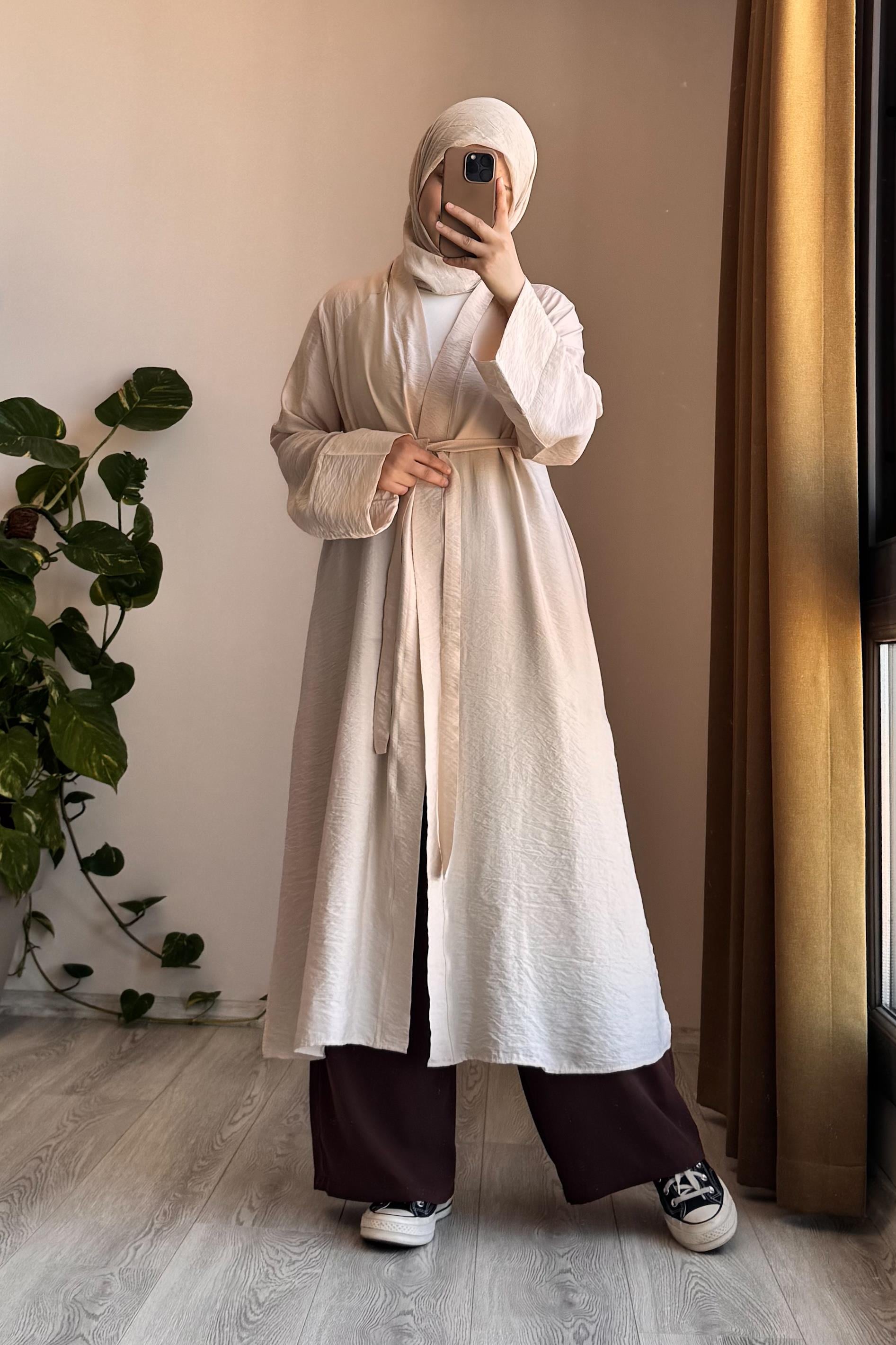 ANDE TESETTÜR, Modal Kimono, Modal Kimono - Bej