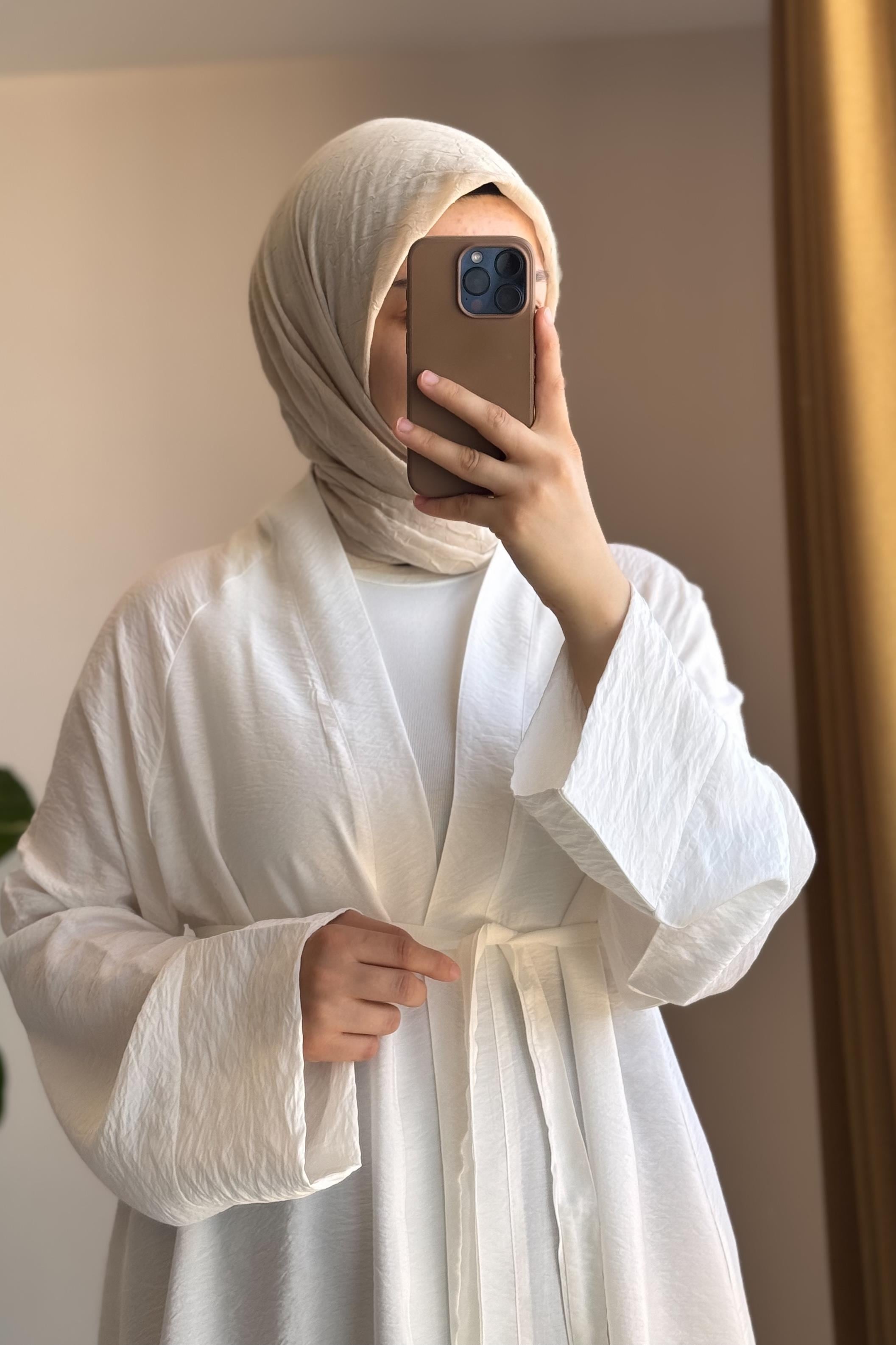 ANDE TESETTÜR, Modal Kimono, Modal Kimono - Ekru