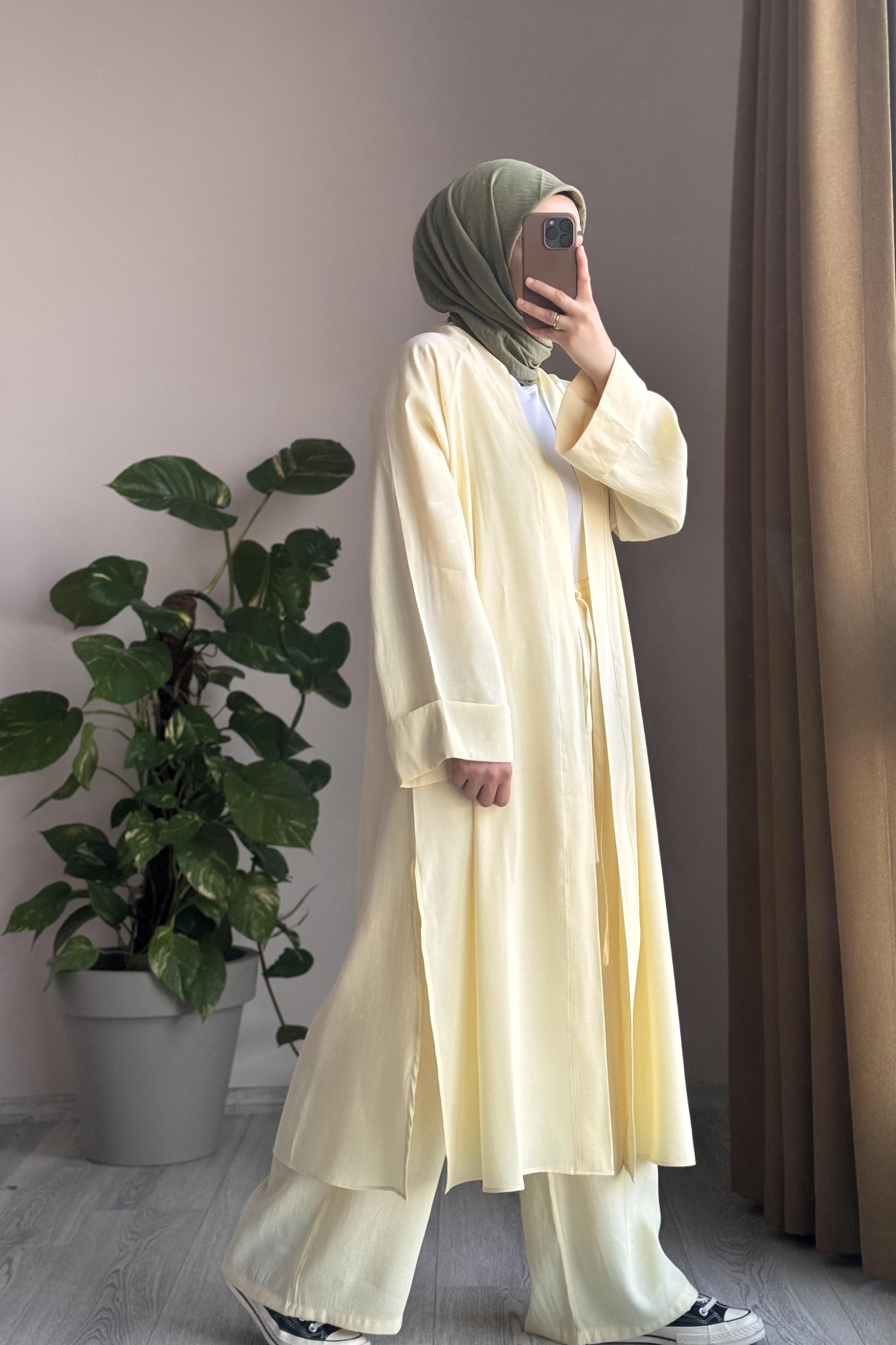 ANDE TESETTÜR, Modal Kimono, Modal Kimono - Limon