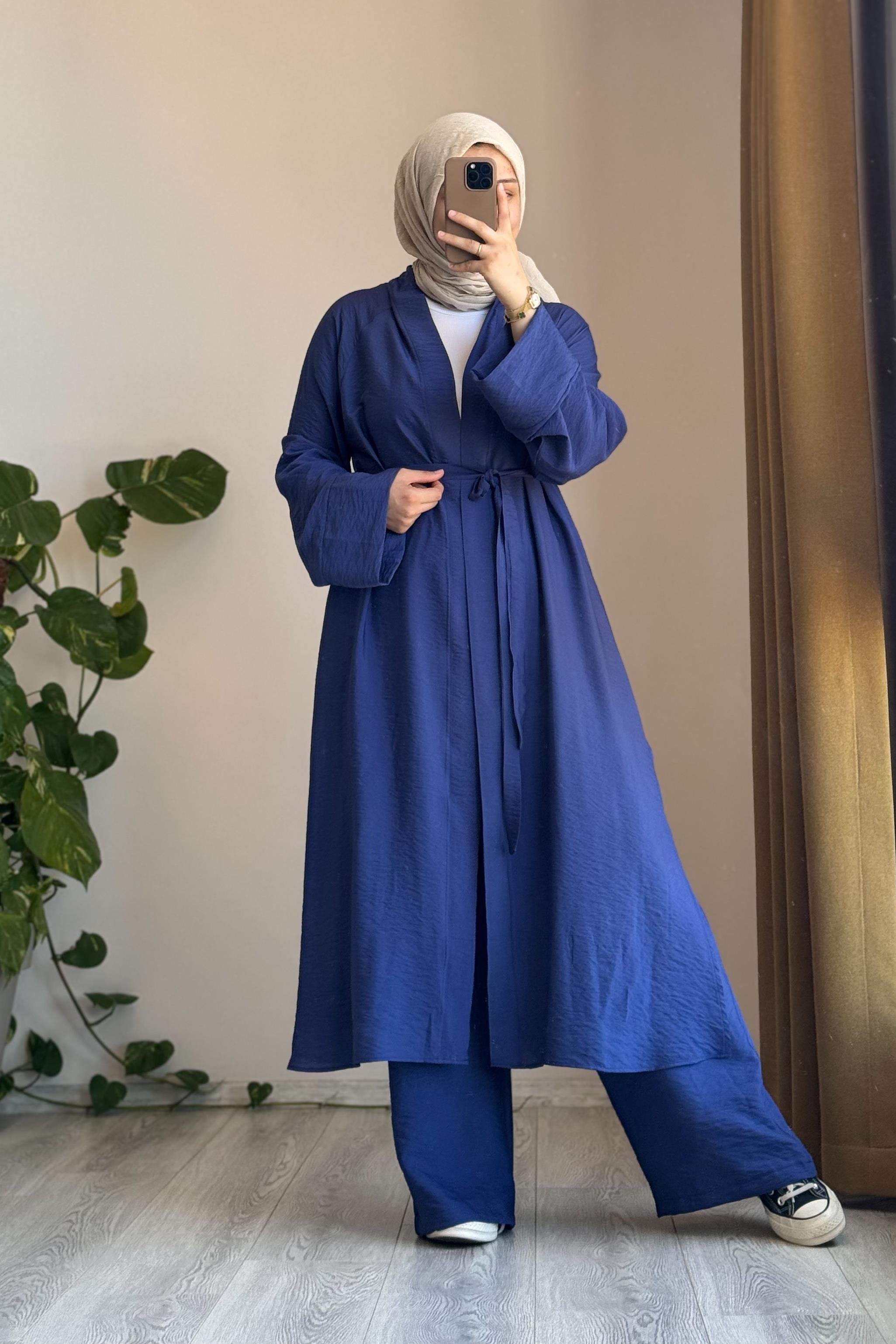 ANDE TESETTÜR, Modal Kimono, Modal Kimono - Mavi