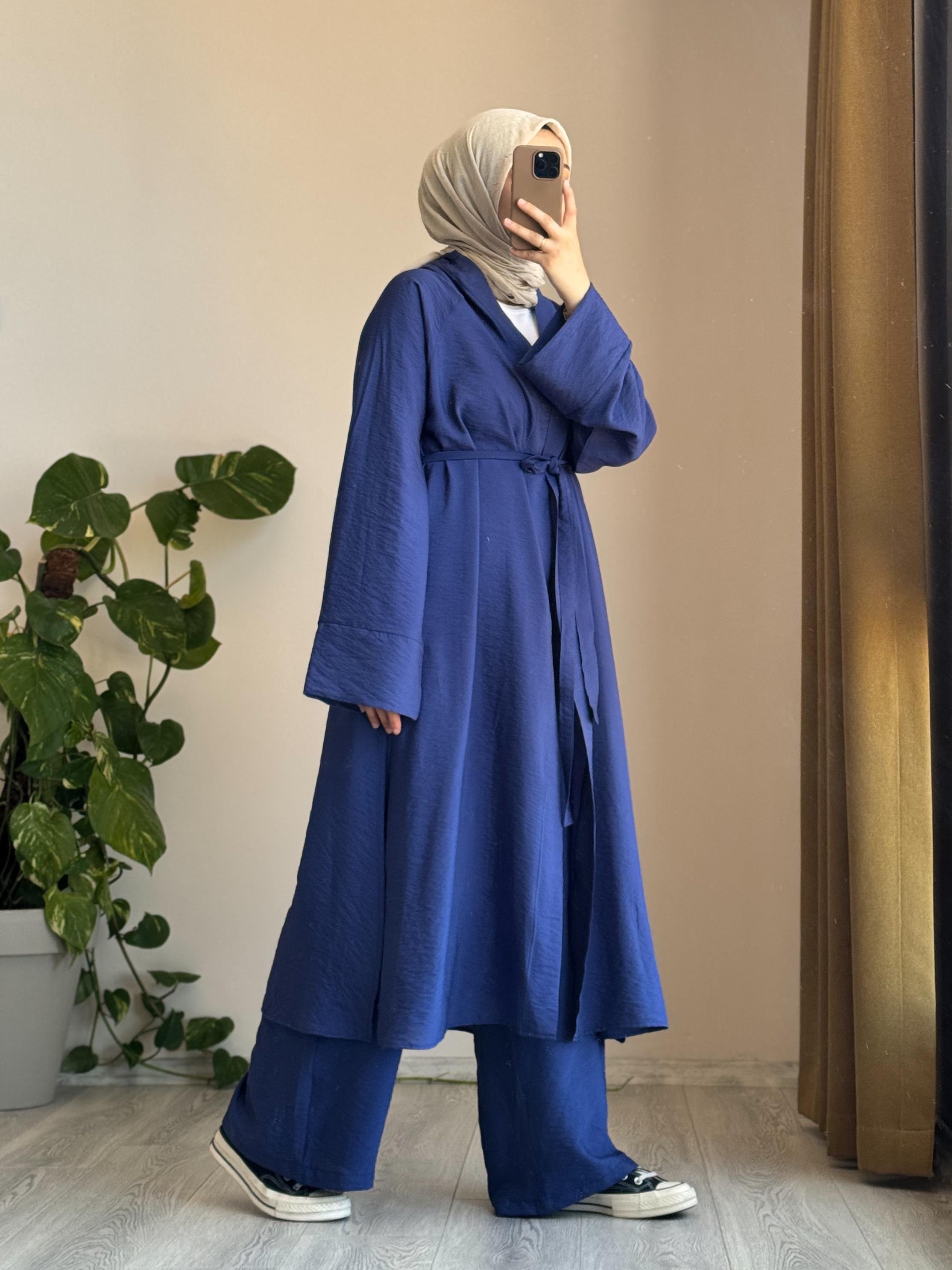 ANDE TESETTÜR, Modal Kimono, Modal Kimono - Mavi