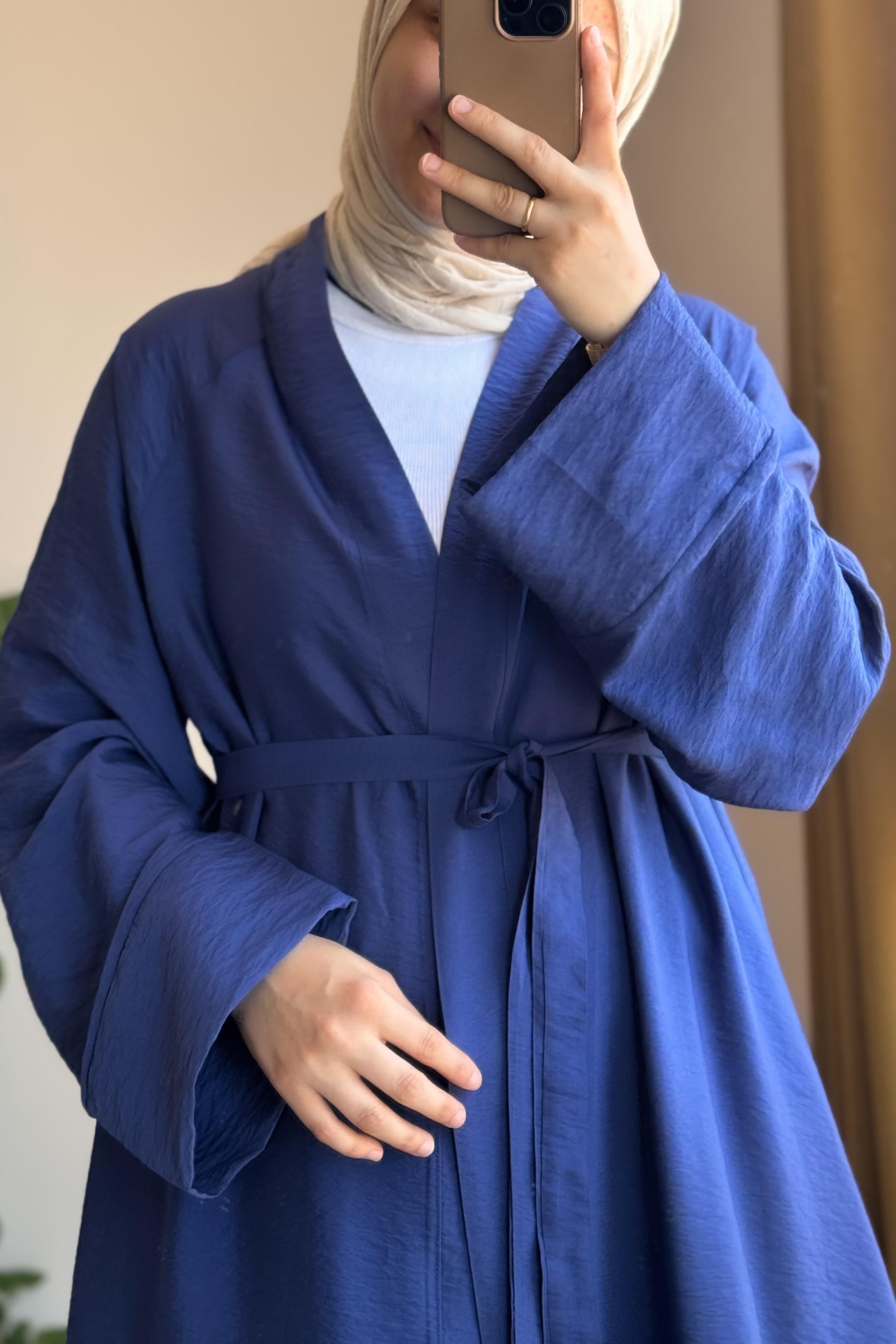 ANDE TESETTÜR, Modal Kimono, Modal Kimono - Mavi