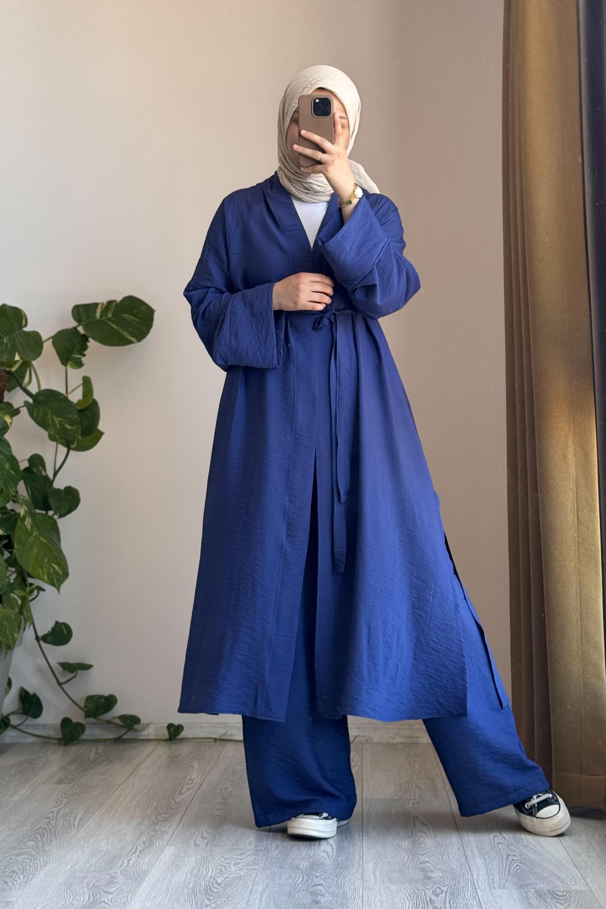 ANDE TESETTÜR, Modal Kimono, Modal Kimono - Mavi