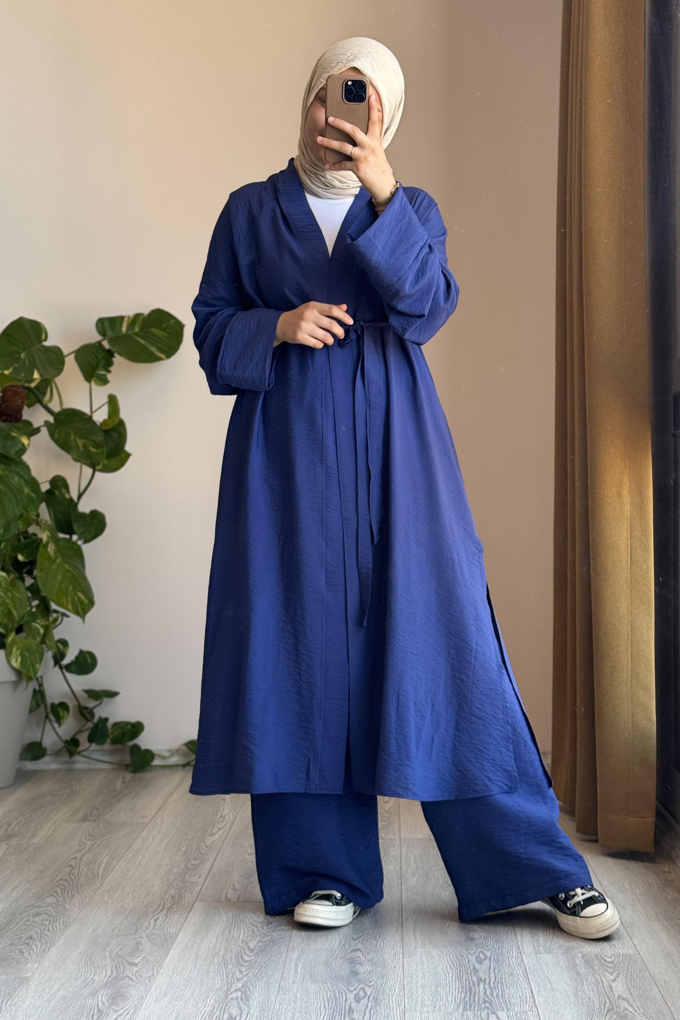 ANDE TESETTÜR, Modal Kimono, Modal Kimono - Mavi