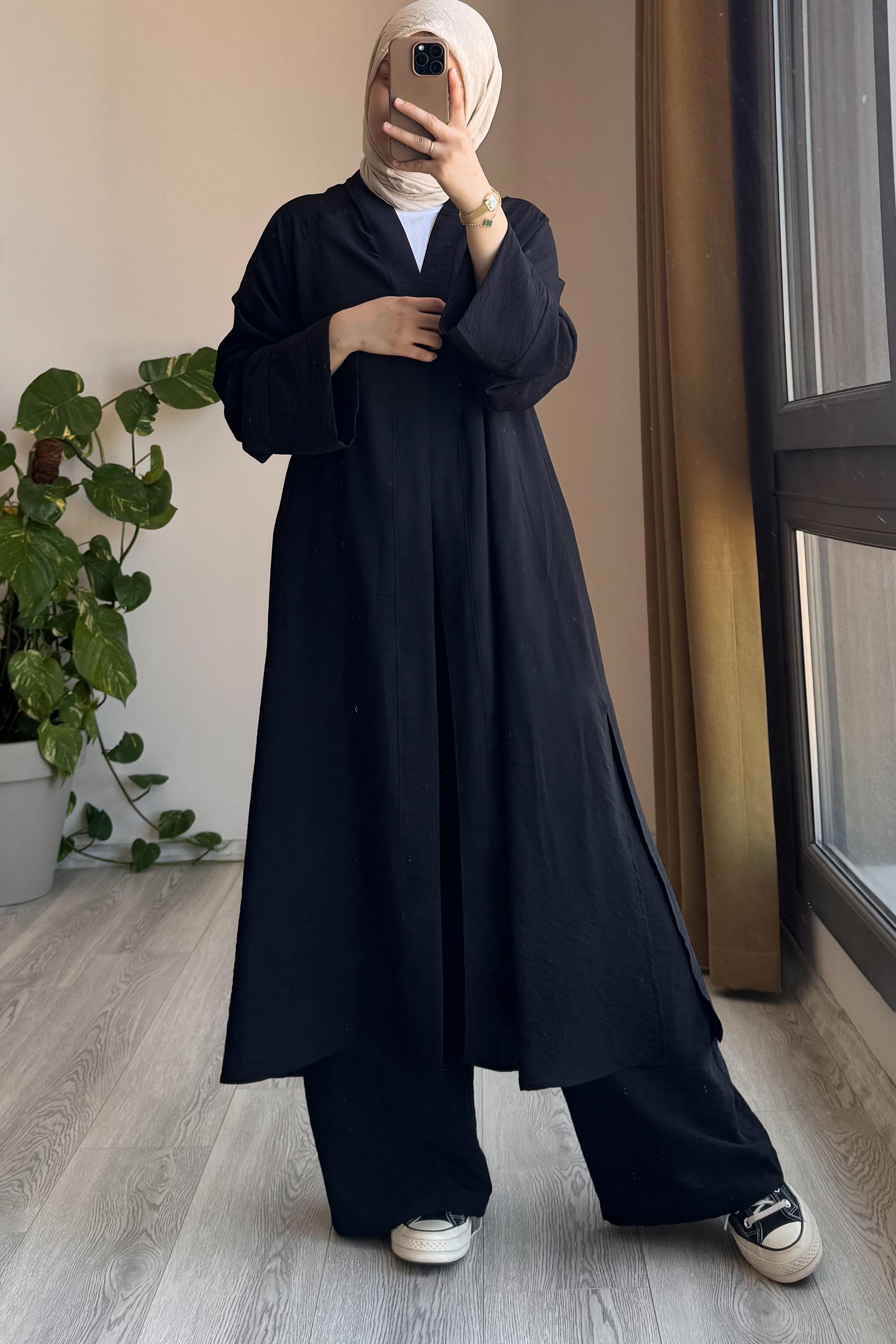 ANDE TESETTÜR, Modal Kimono, Modal Kimono - Siyah