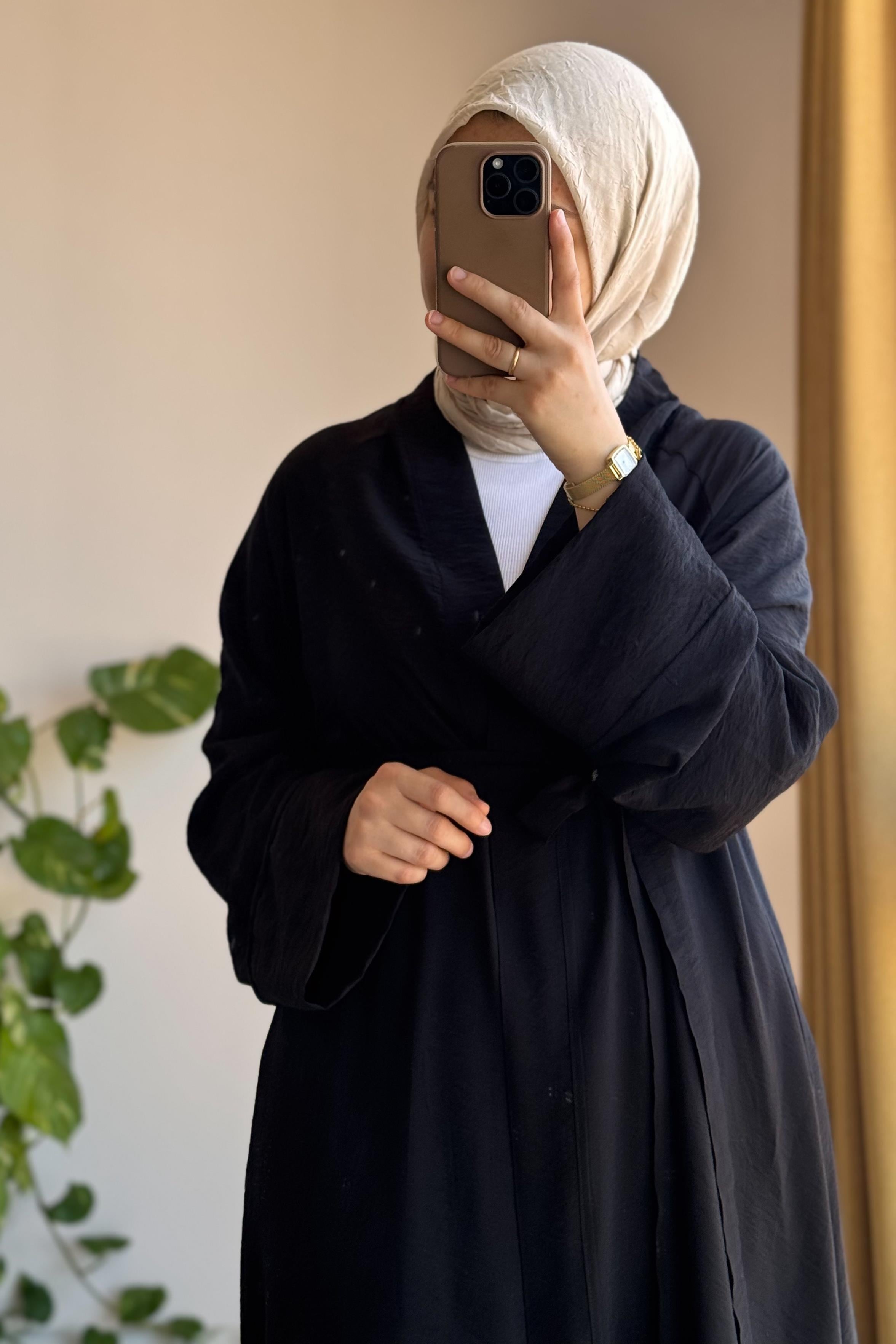 ANDE TESETTÜR, Modal Kimono, Modal Kimono - Siyah