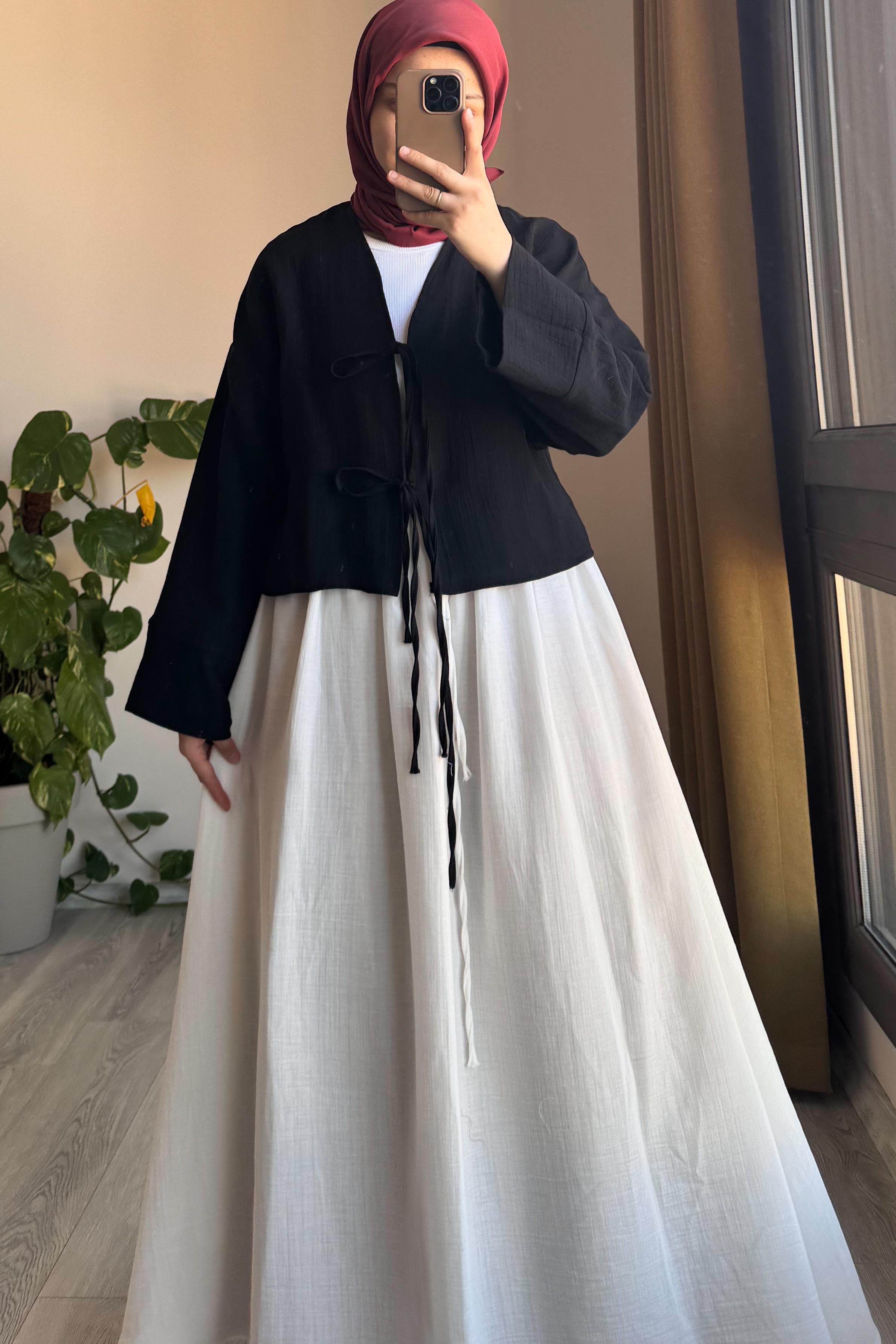 ANDE TESETTÜR, Müslin Ceket, Müslin Ceket - Siyah