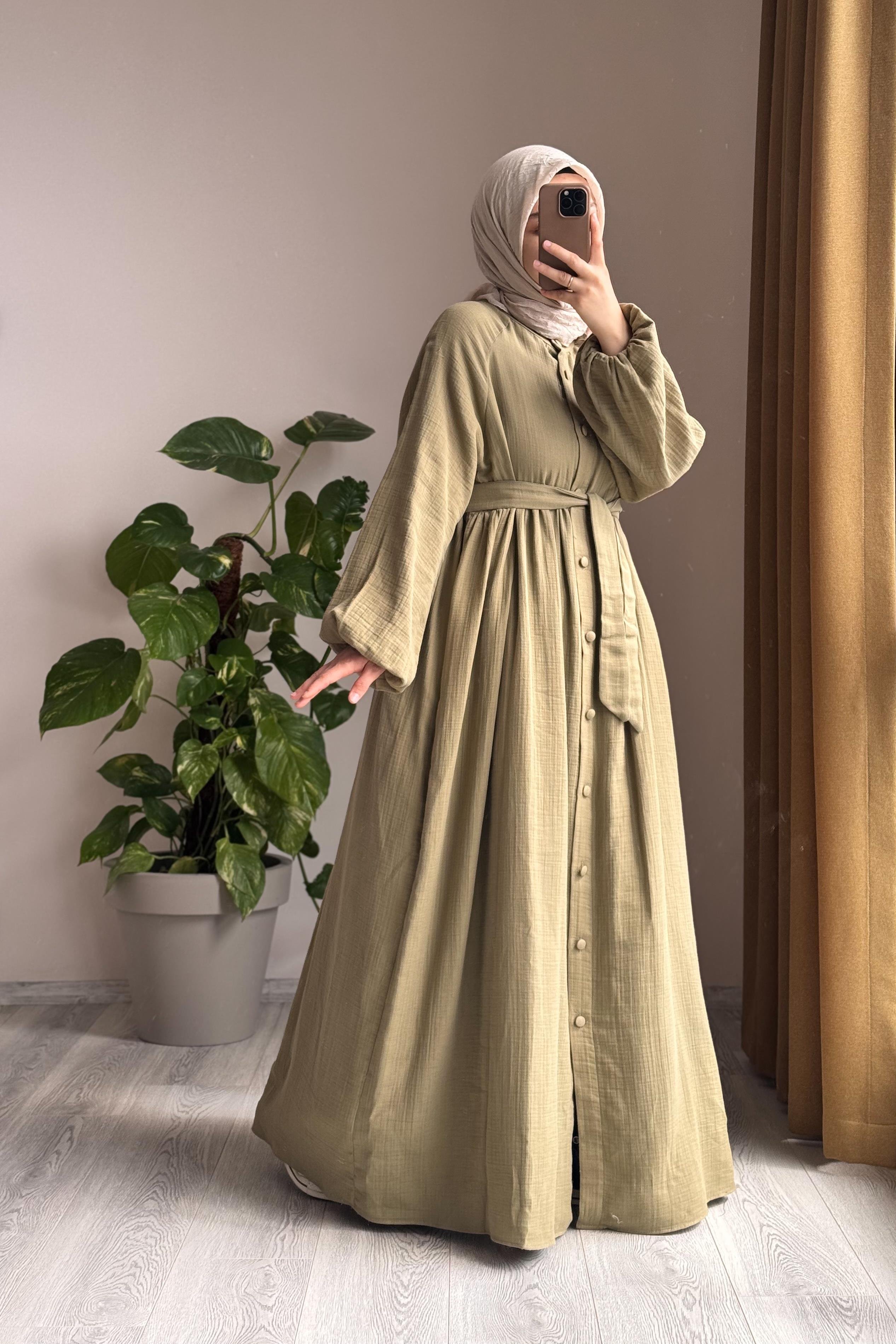 ANDE TESETTÜR, Müslin Ferace, Müslin Ferace- Haki