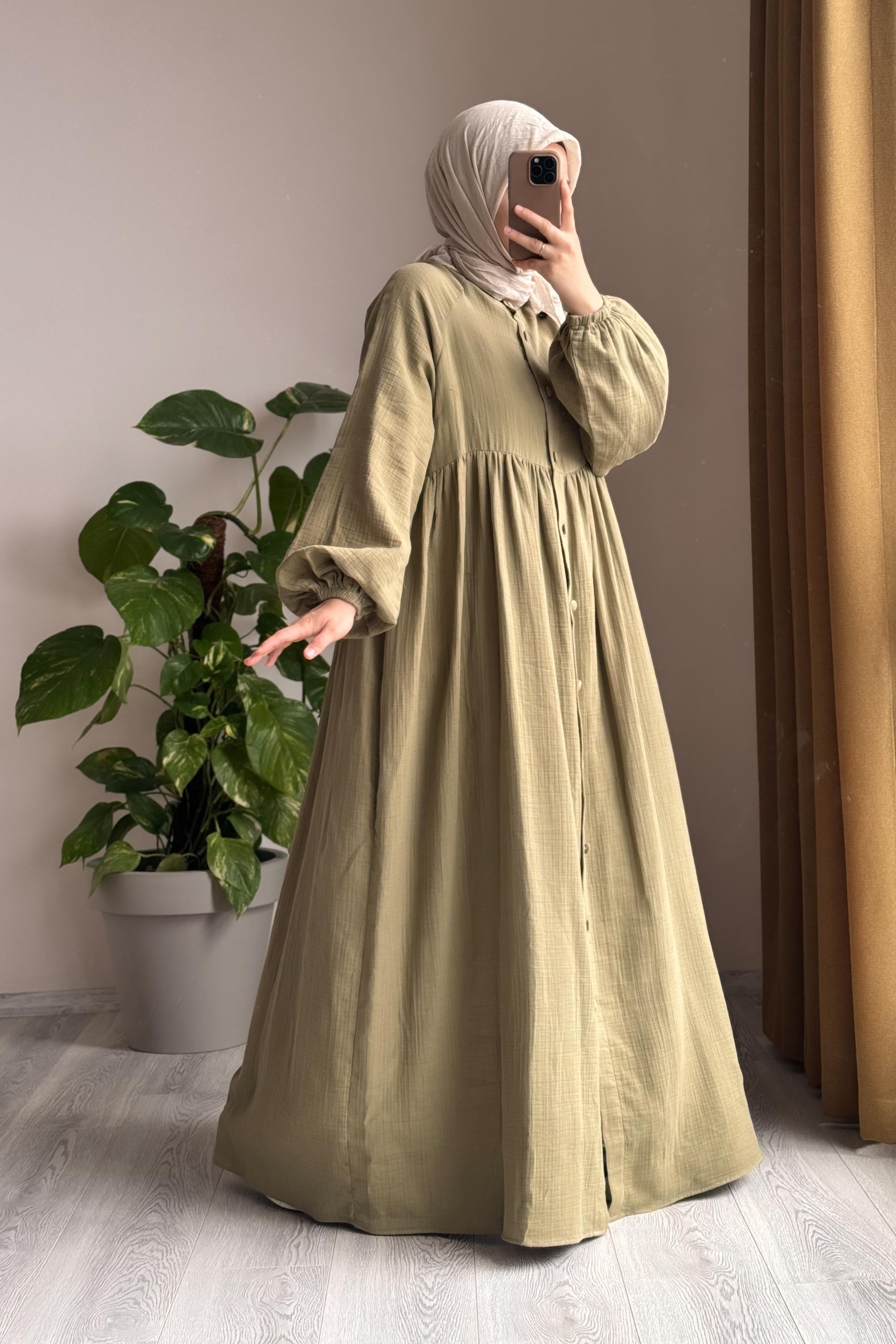 ANDE TESETTÜR, Müslin Ferace, Müslin Ferace- Haki