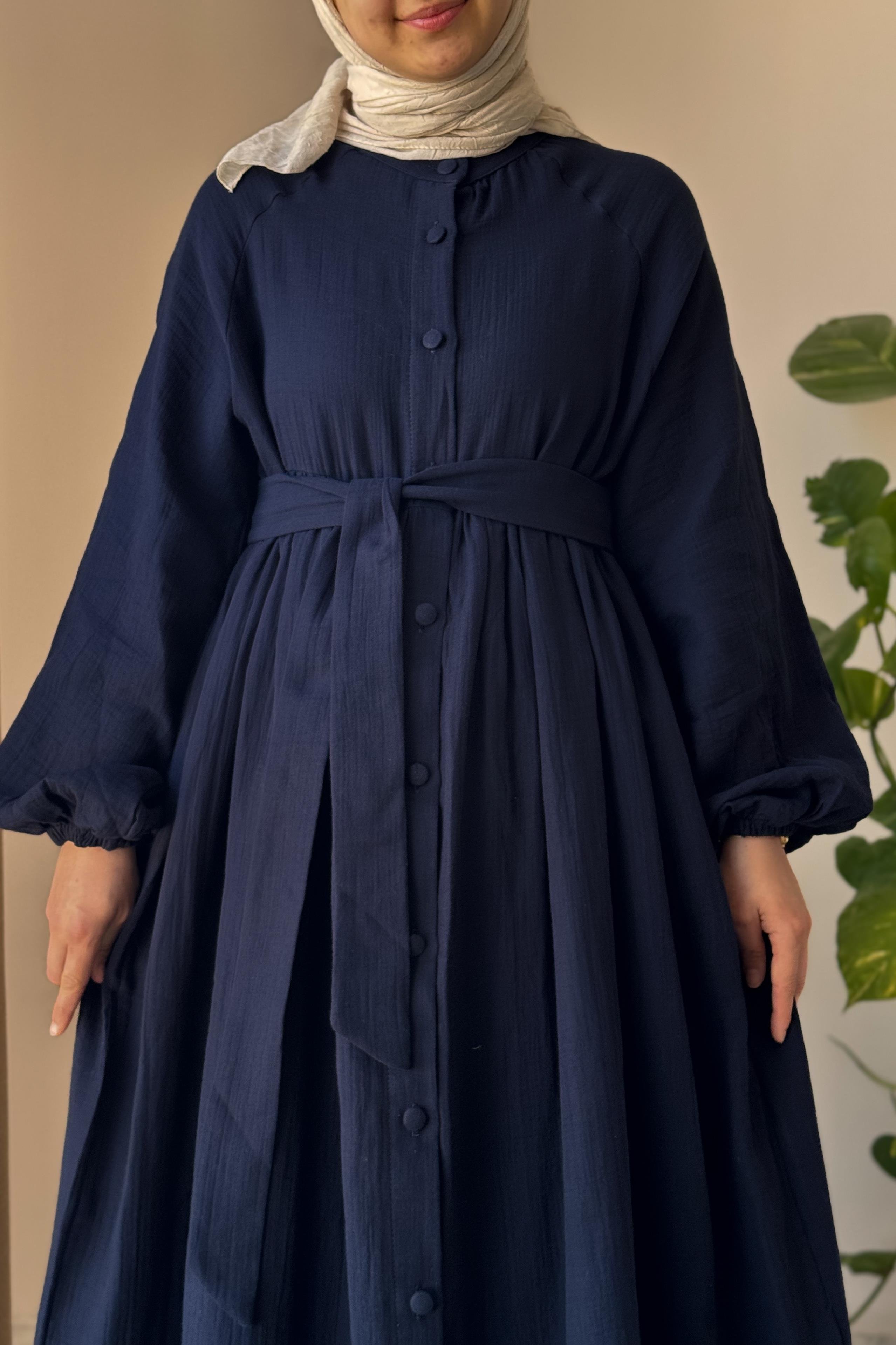 ANDE TESETTÜR, Müslin Ferace, Müslin Ferace- Lacivert