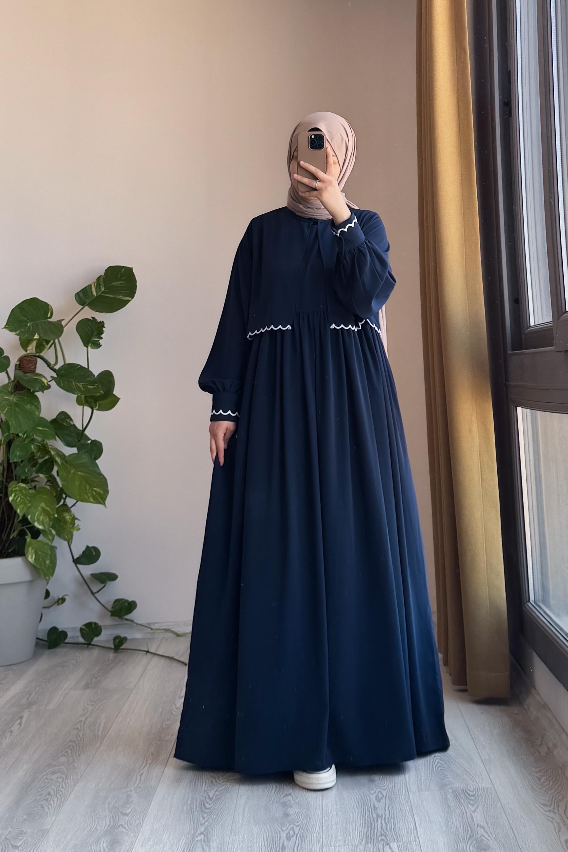 ANDE TESETTÜR, Nakış Ceketli Takım, Nakış Ceketli Takım - Lacivert