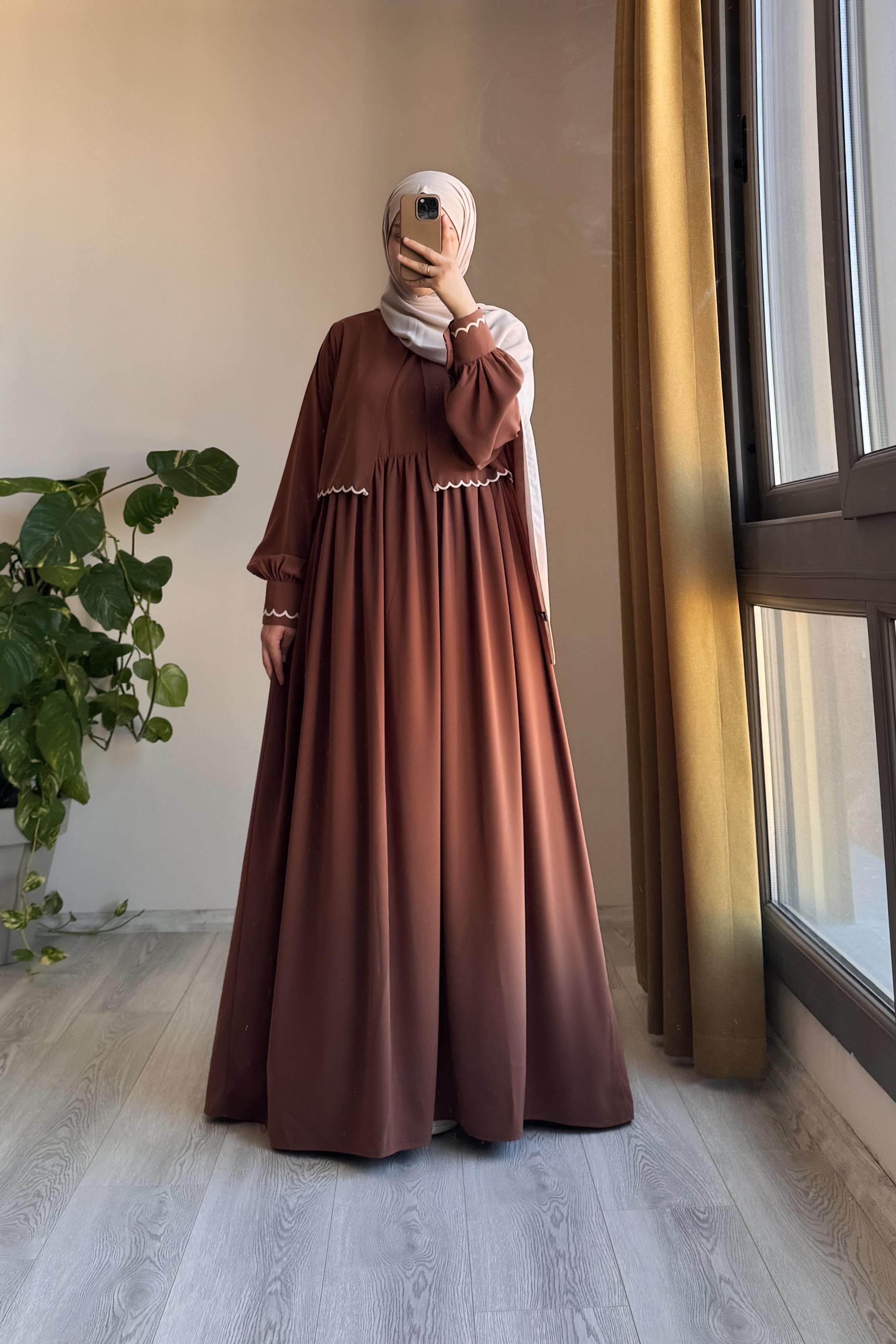 ANDE TESETTÜR, Nakış Ceketli Takım, Nakış Ceketli Takım - Taba