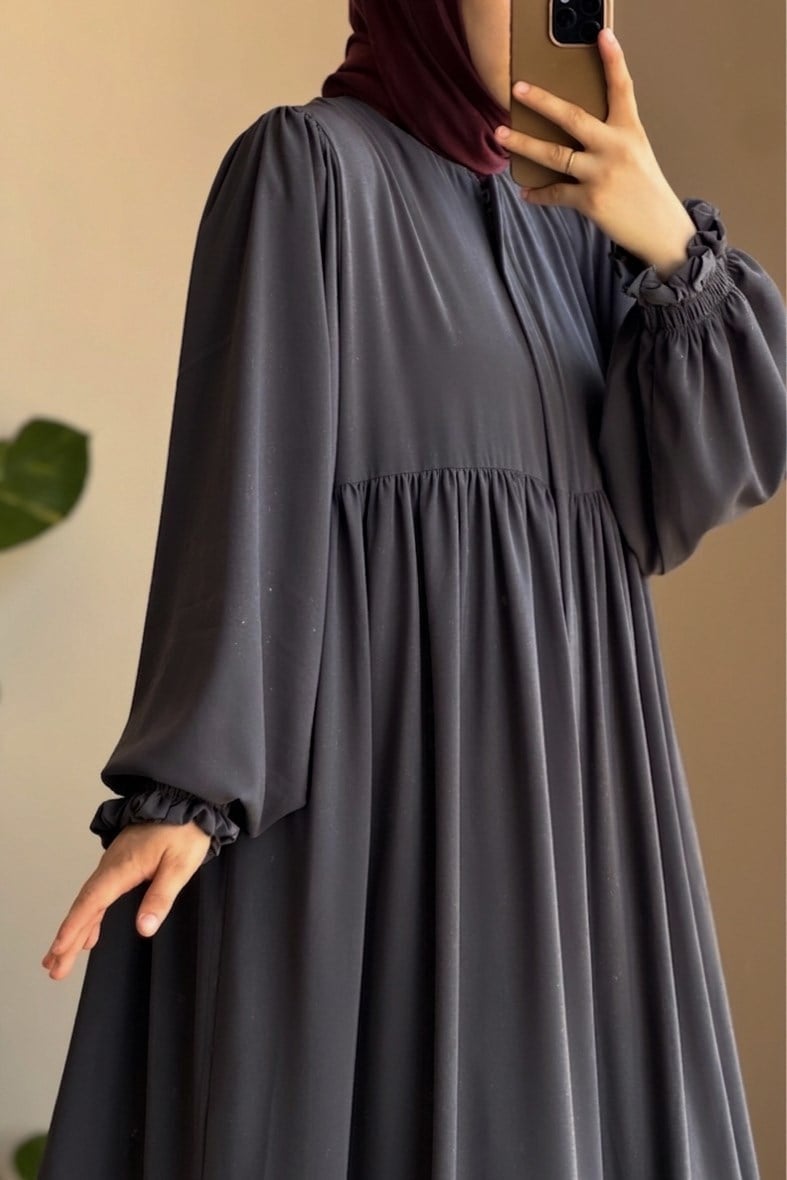 Ande Tesettür, Robalı Ferace, Robalı Ferace - Antrasit