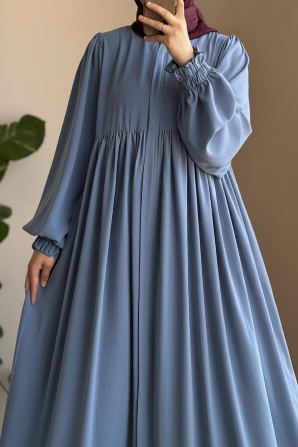 Ande Tesettür, Robalı Ferace, Robalı Ferace - Soft mavi