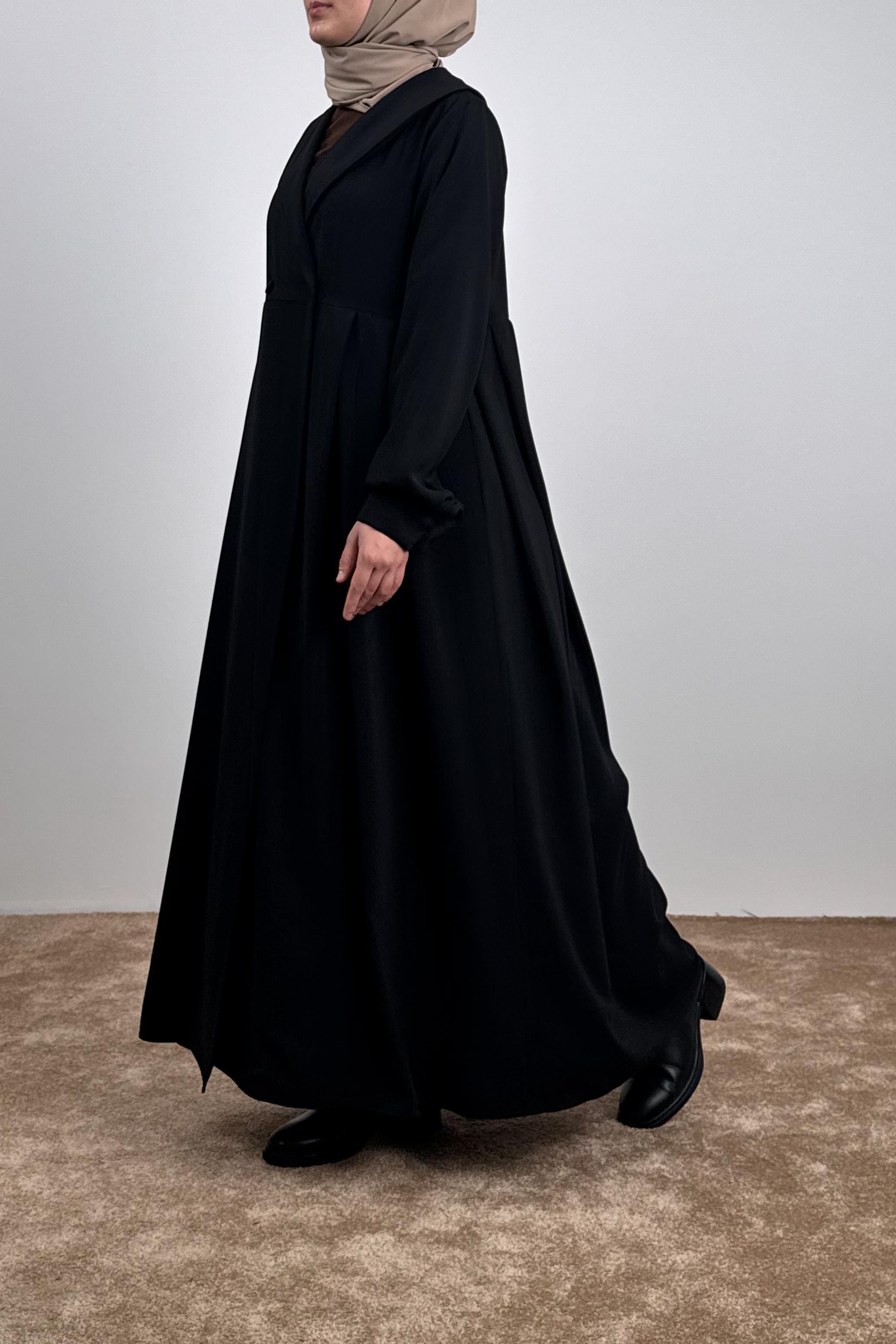 Ande Tesettür, Şal Yaka Ferace, Şal Yaka Ferace - Siyah