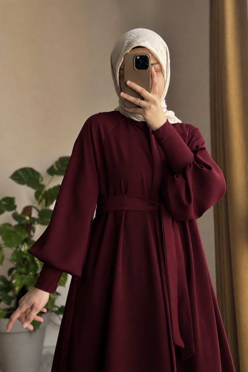 Ande Tesettür, Sendy Kol Ferace, Sendy Kol Ferace - Bordo