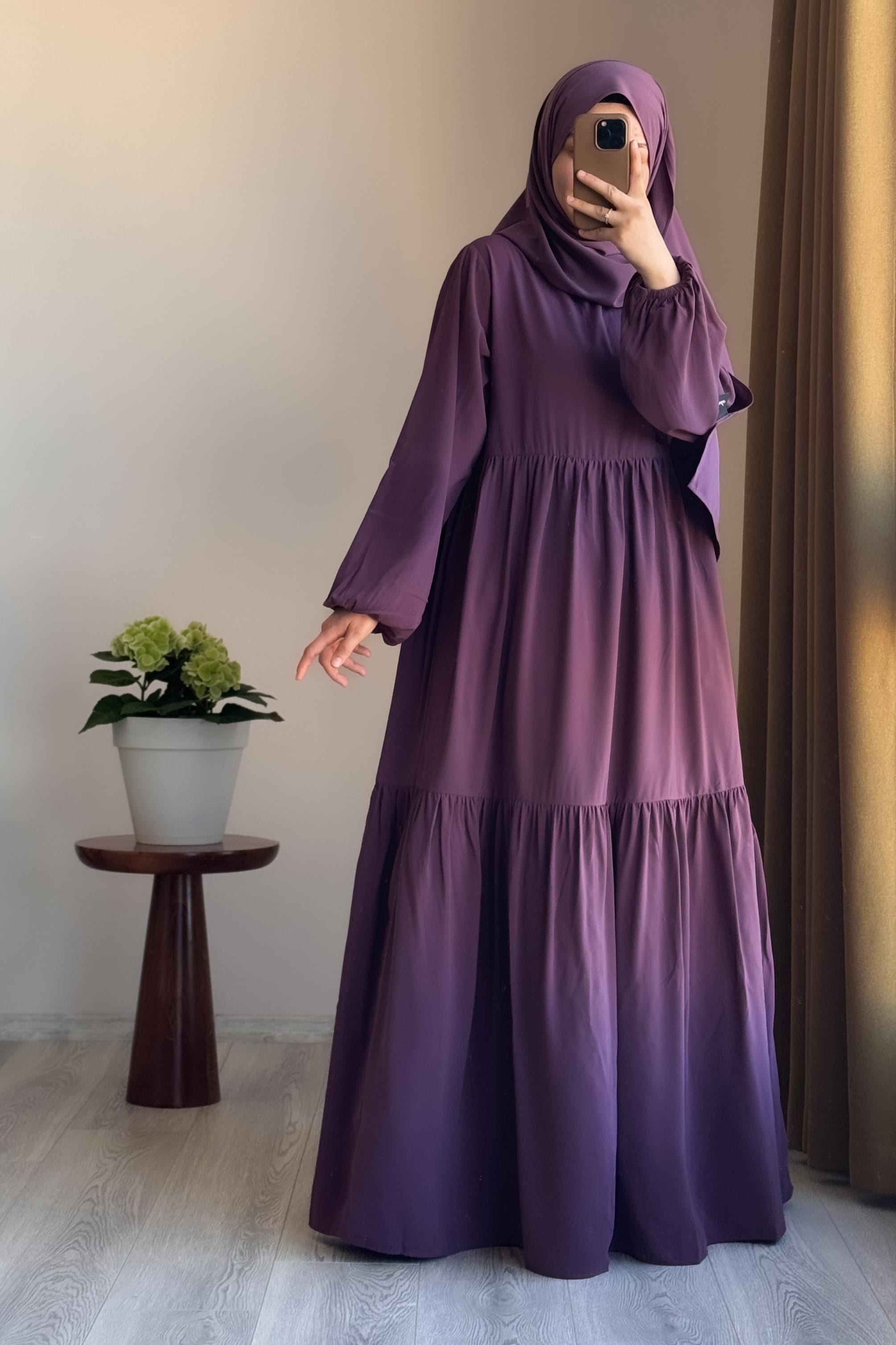 ANDE TESETTÜR, Seyyale Elbise, Seyyale Elbise- Leylak