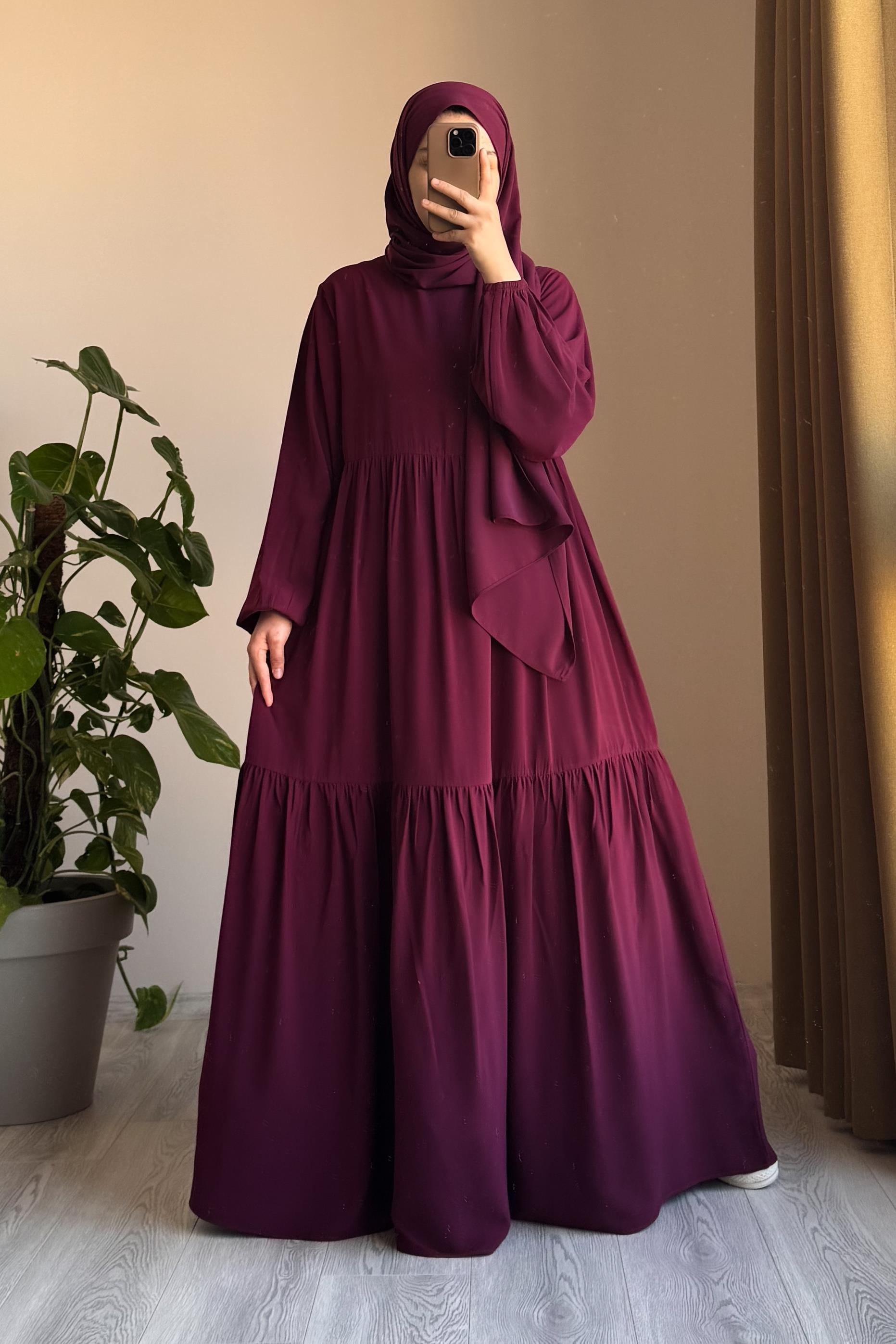 ANDE TESETTÜR, Seyyale Elbise, Seyyale Elbise- Vişne