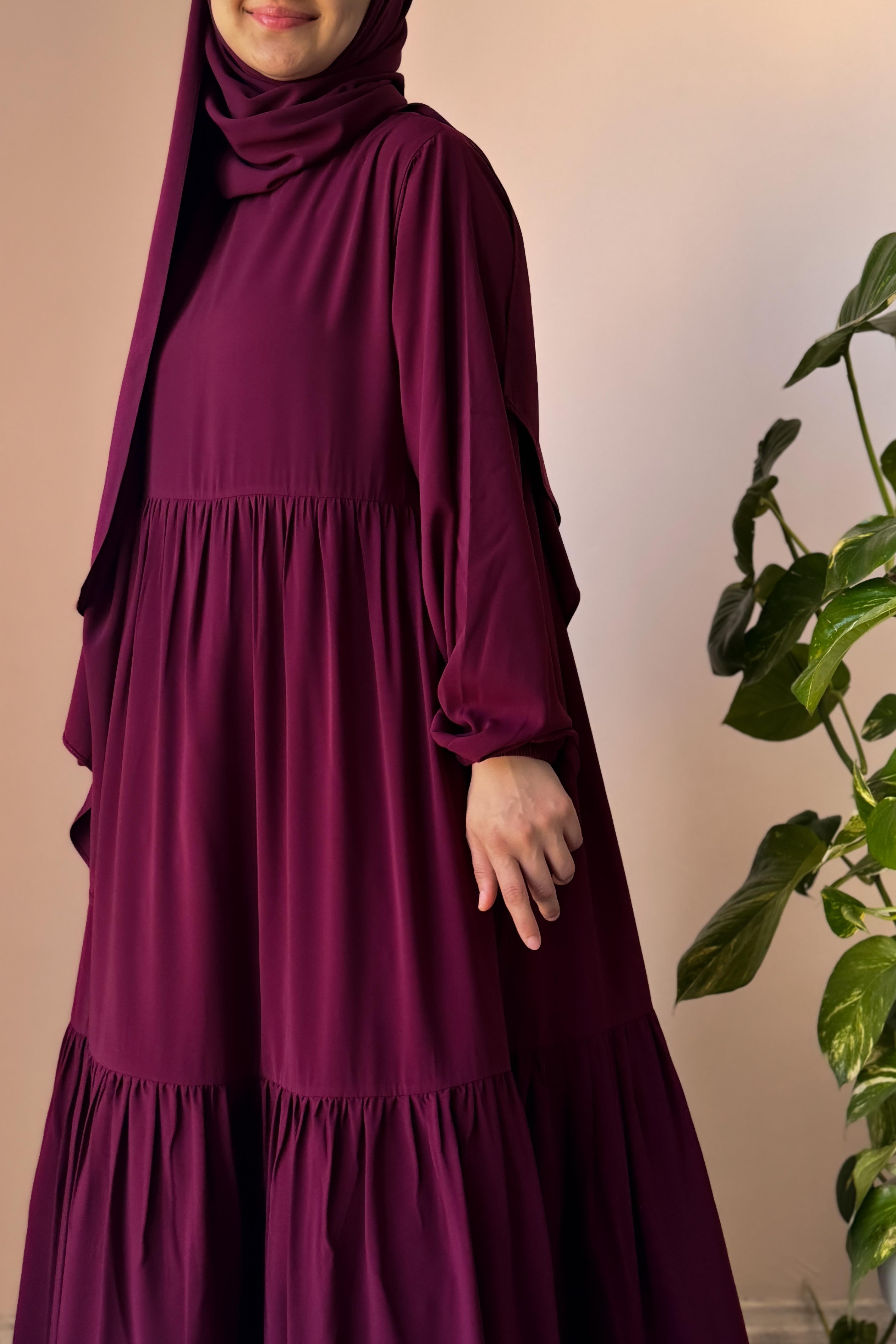 ANDE TESETTÜR, Seyyale Elbise, Seyyale Elbise- Vişne