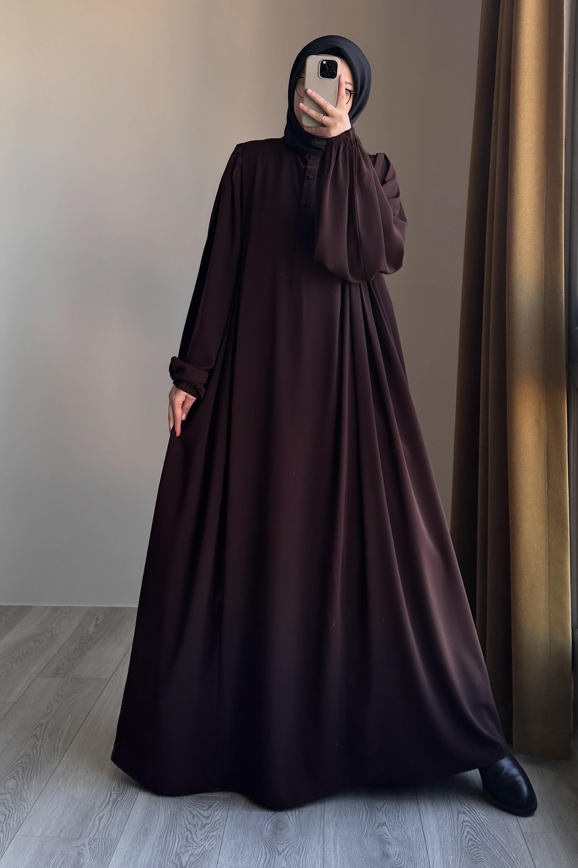 Ande Tesettür, Sofia Elbise, Sofia Elbise - Acı kahve