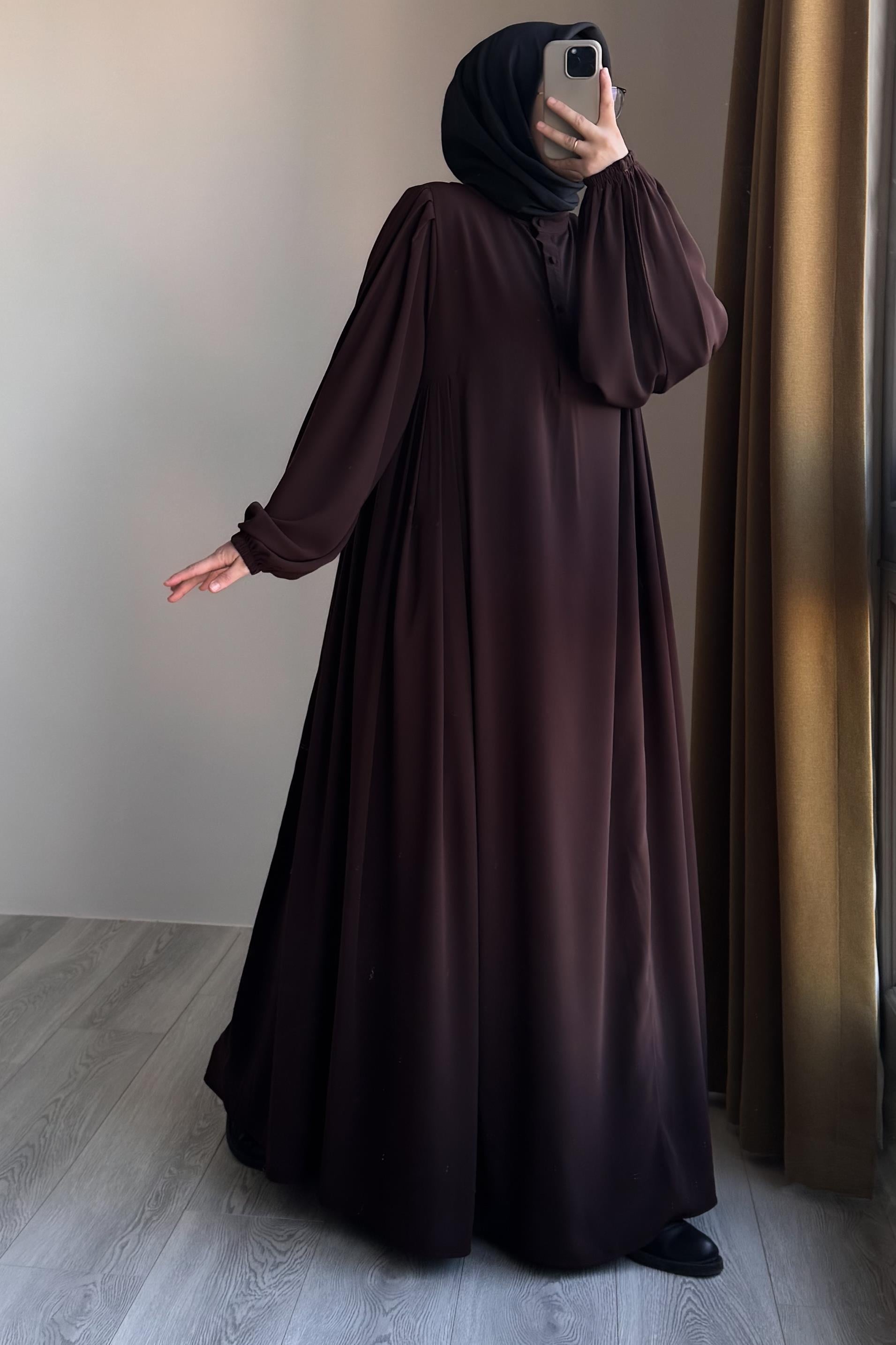 Ande Tesettür, Sofia Elbise, Sofia Elbise - Acı kahve