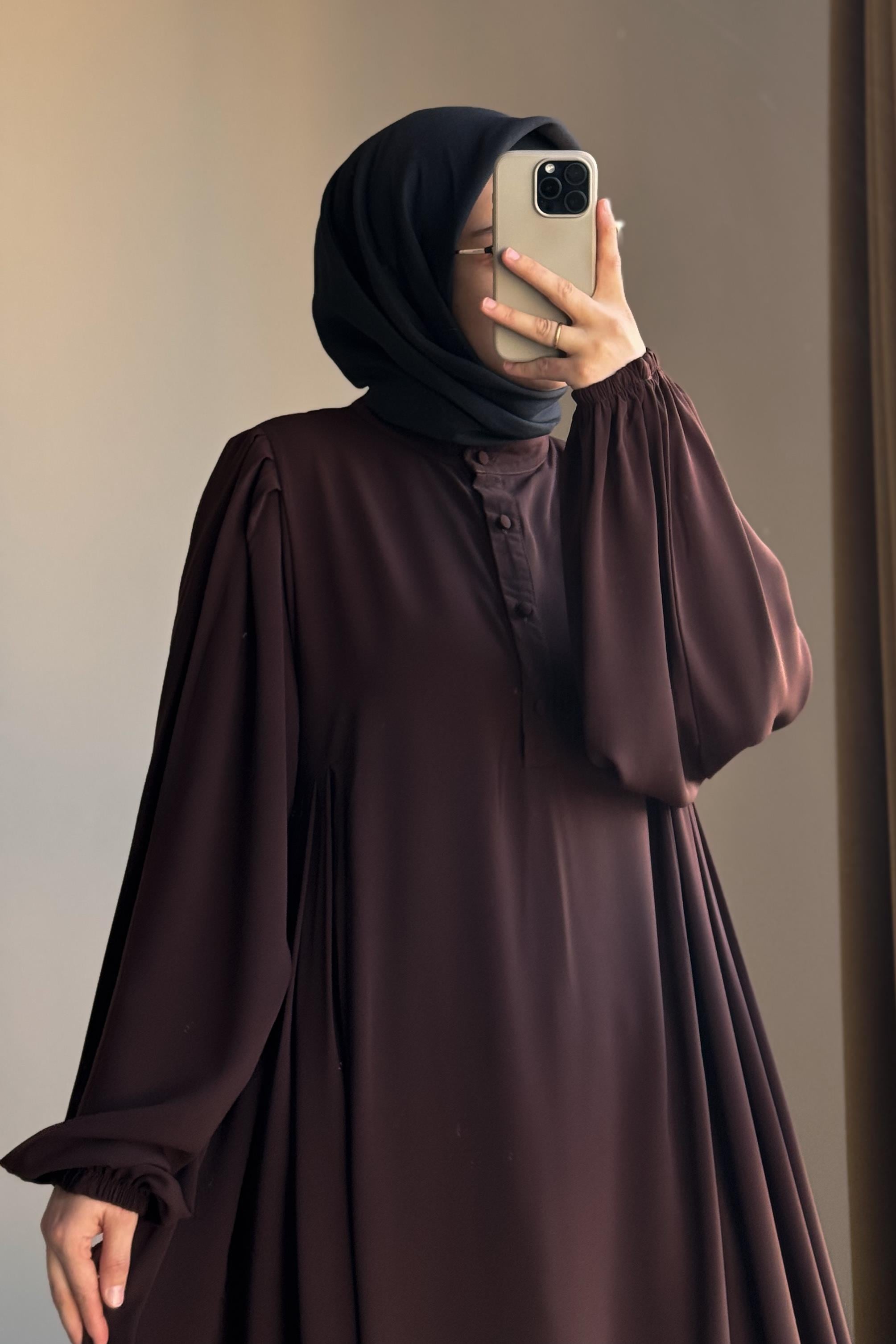 Ande Tesettür, Sofia Elbise, Sofia Elbise - Acı kahve