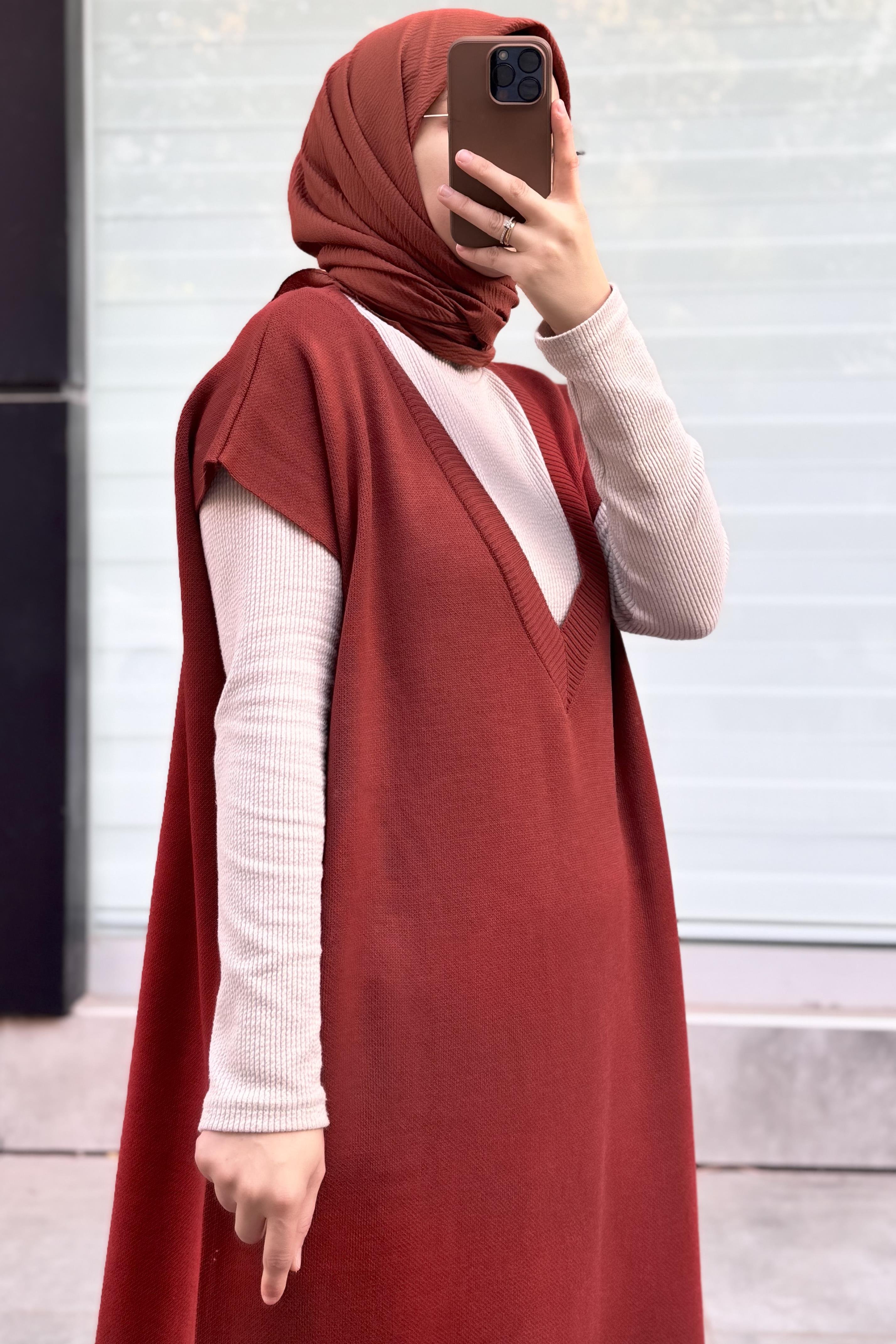 ANDE TESETTÜR, Süveter Tunik, Süveter Tunik- Kiremit