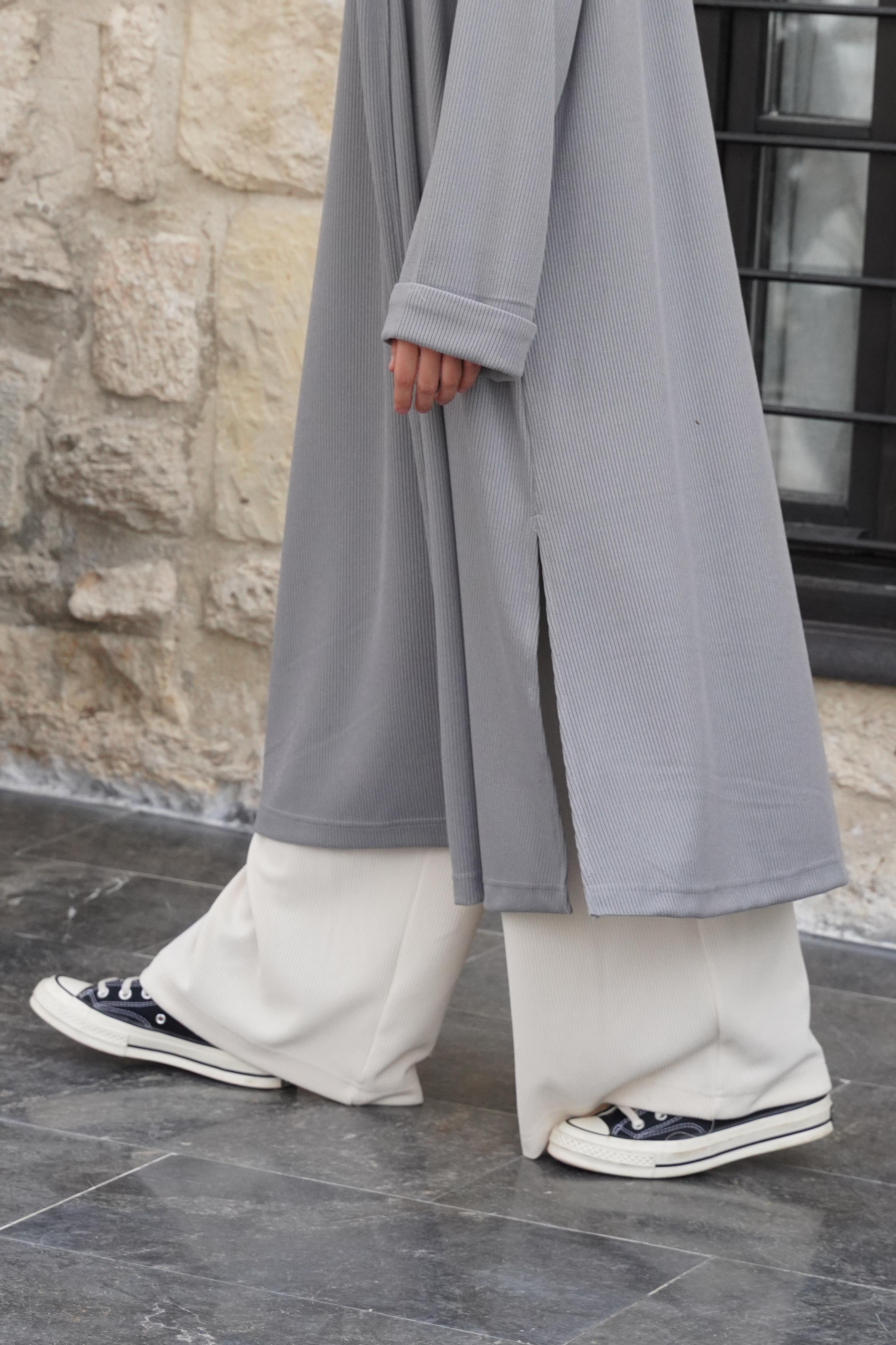 Ande Tesettür, Triko Pantolon, Triko Pantolon - Ekru